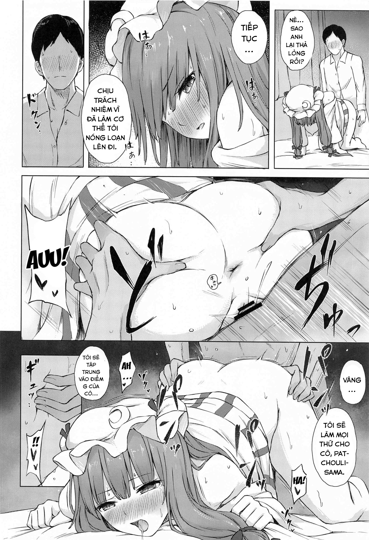 Đọc truyện hentai Patchouli Knowledge Kaihatsu Kiroku (Touhou Project) - Oneshot