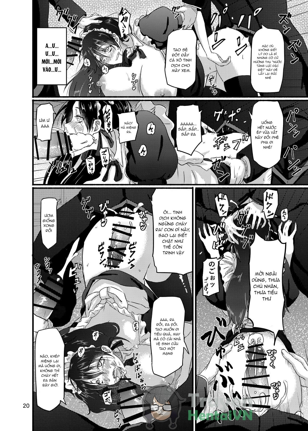 Đọc truyện hentai Futsuu no Inkya no JK Datta kedo, Maid ni Sarete, Makasare Haramasare Shussan Saserarete Bitch ni Naremashita! - Oneshot