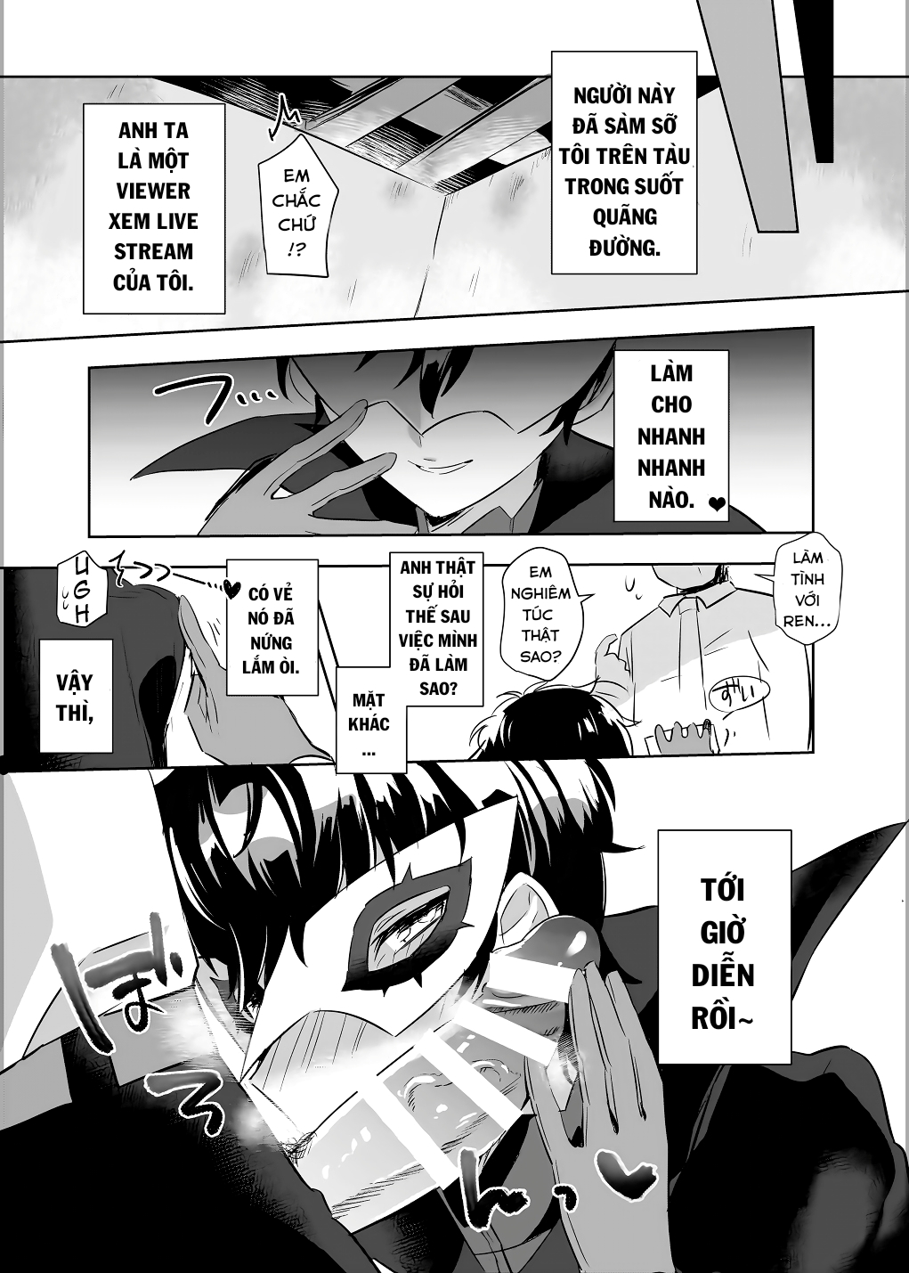 Đọc truyện hentai Kaitou-dan Leader no Himitsu no Namahousou (Persona 5) - Oneshot