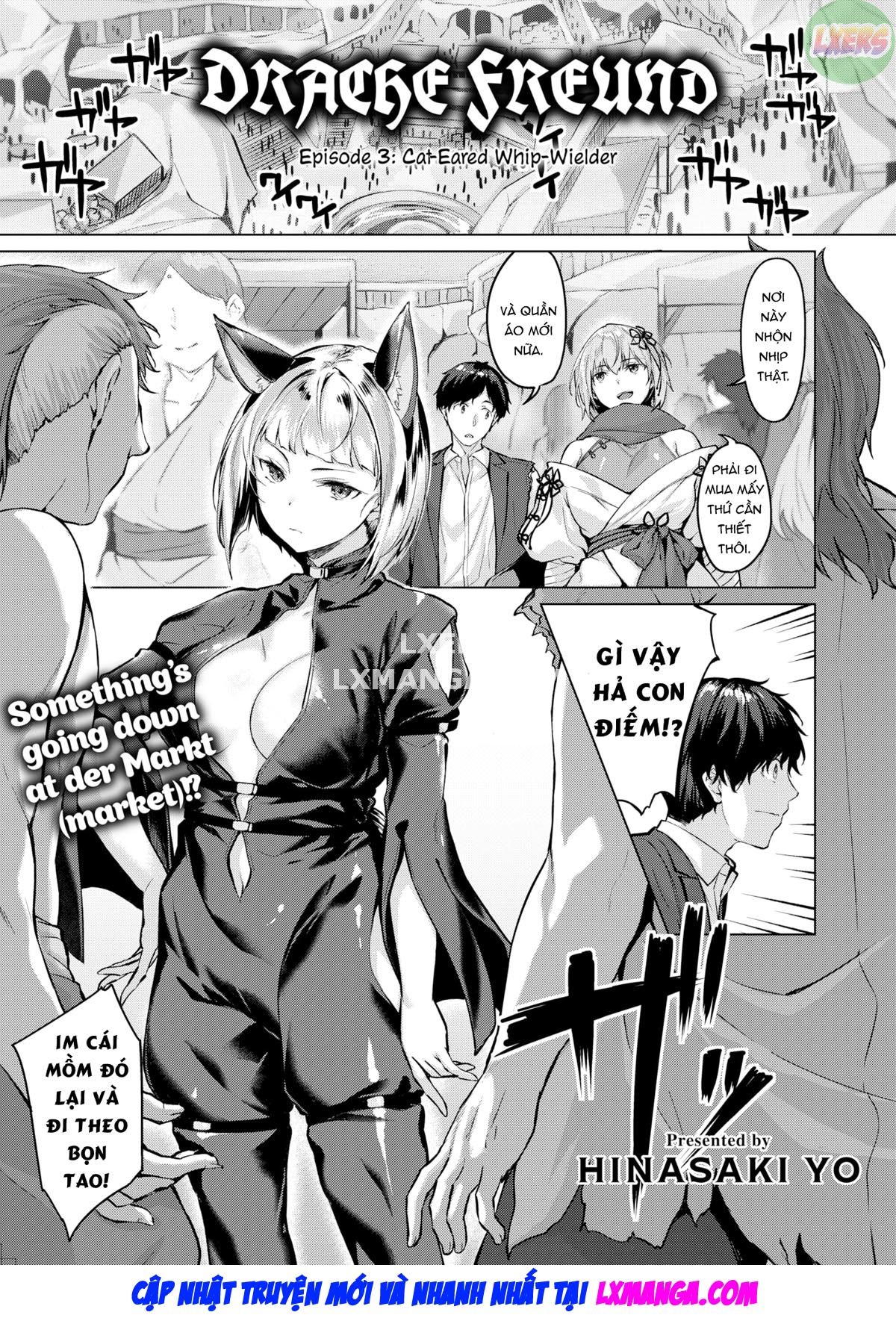 Đọc truyện hentai Drache Freund ~Bạn đồng hành của rồng~ - Chap 3 | Cat-Eared Whip-Wielder