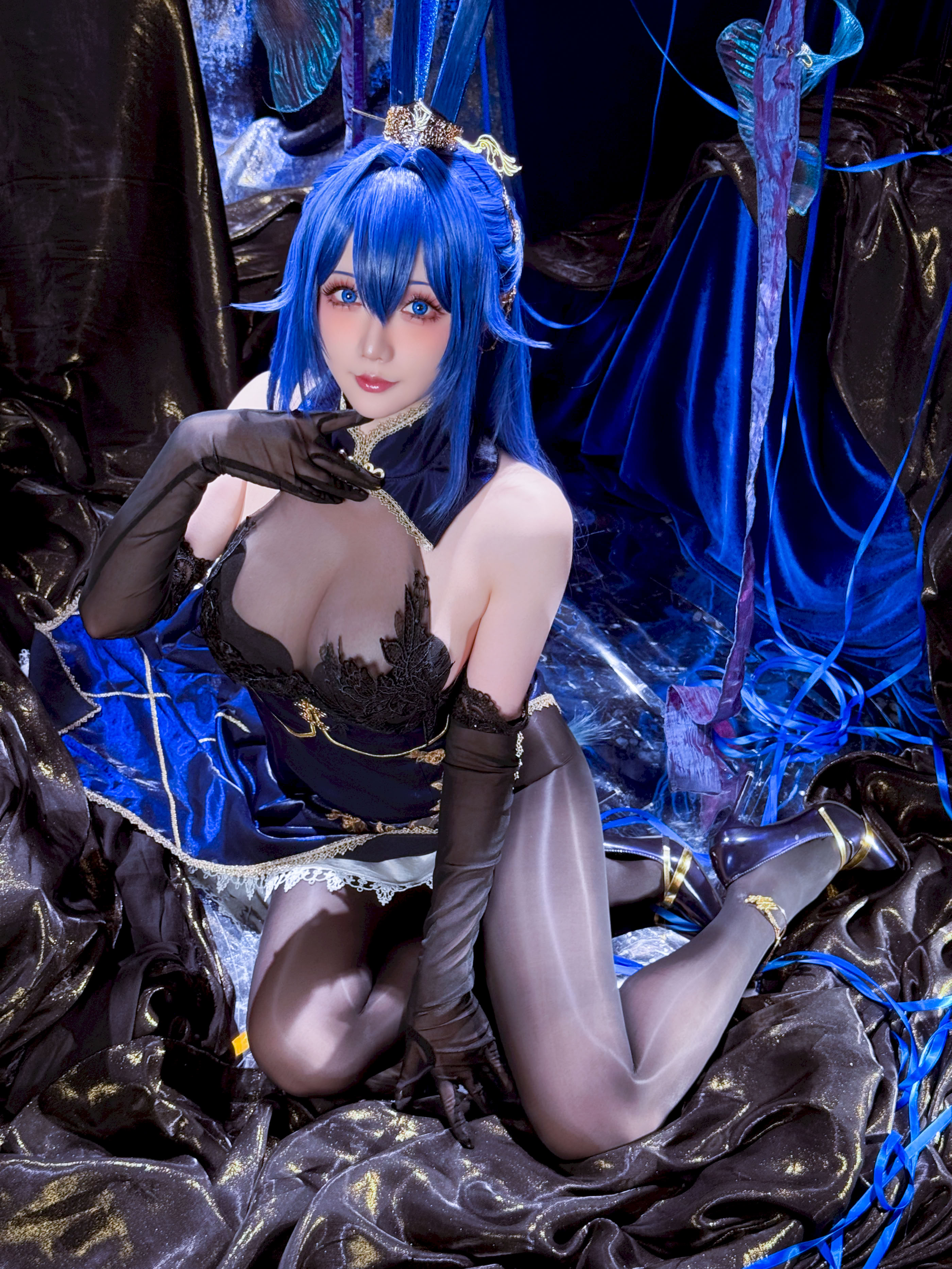 Đọc truyện hentai Tuyển tập Albums siêu phẩm Cosplay - Chap 1251 - Star's Lingering - Azur Lane, New Jersey