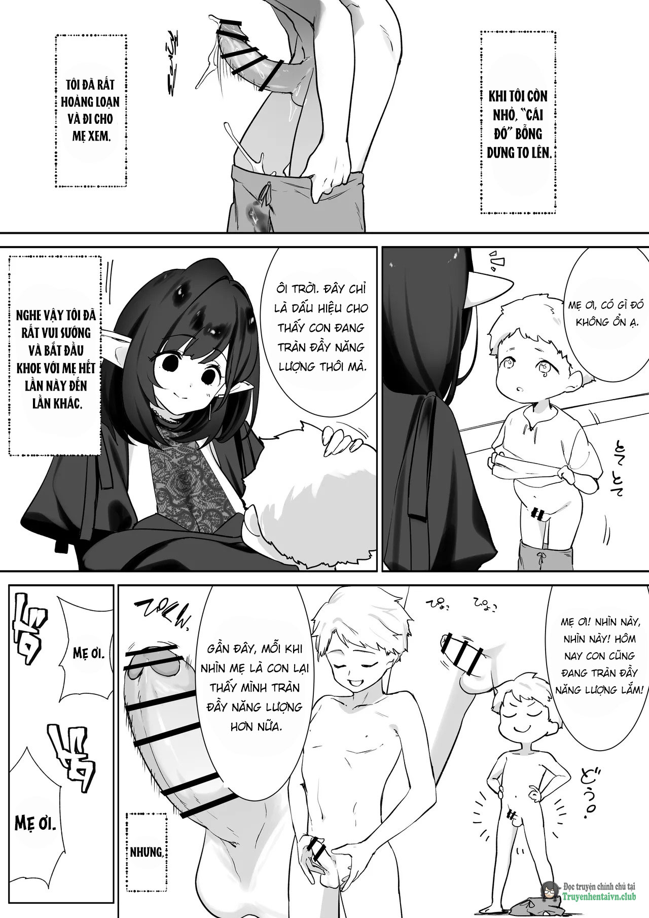 Đọc truyện hentai Elf no Milk de Otona ni Narimashita - Oneshot