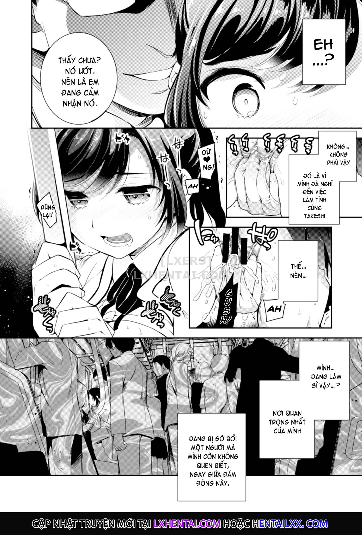 Đọc truyện hentai Sayuri - Kareshi to Hatsu H Mokuzen ni Chikan ni NTR-reta Shoujo - Chap 1