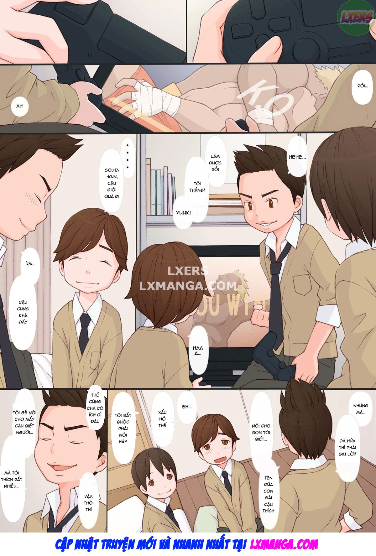 Đọc truyện hentai Chị gái lừa cậu em trai liếm lồn - Oneshot