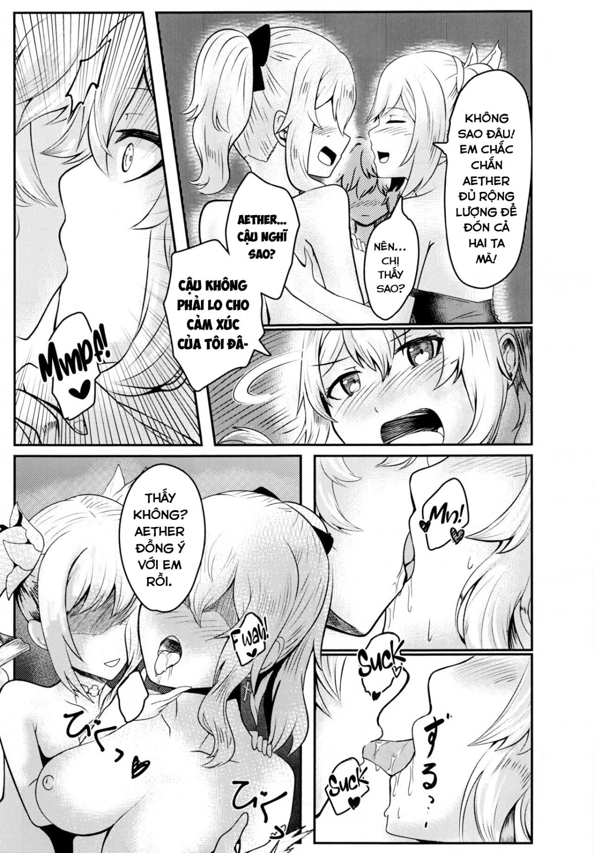 Đọc truyện hentai Chị chị em em. (Genshin Impact) - Oneshot