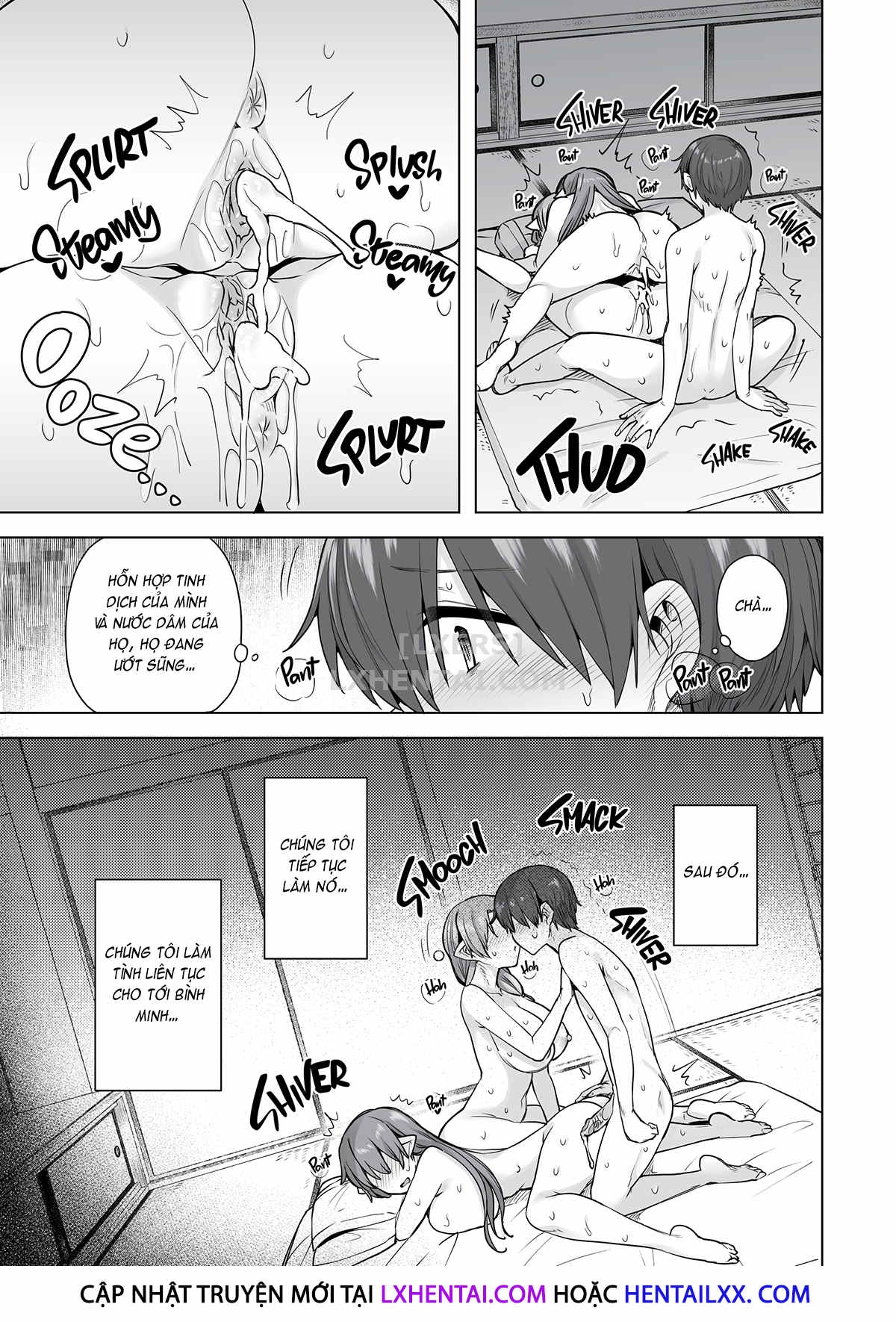 Đọc truyện hentai Spirited Away To The Snow Women's Harem - Oneshot