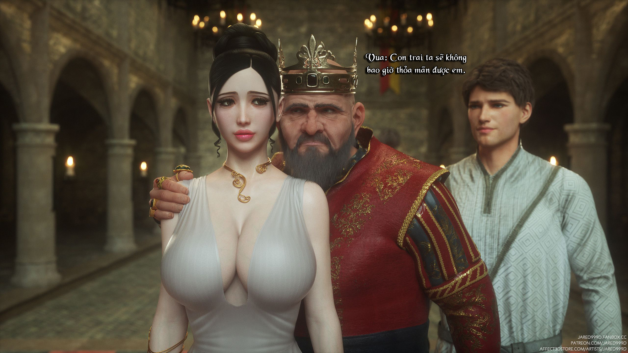 Đọc truyện hentai Fallen Lady - Vol 1 - Chap 3: Em phải là hoàng hậu của ta.