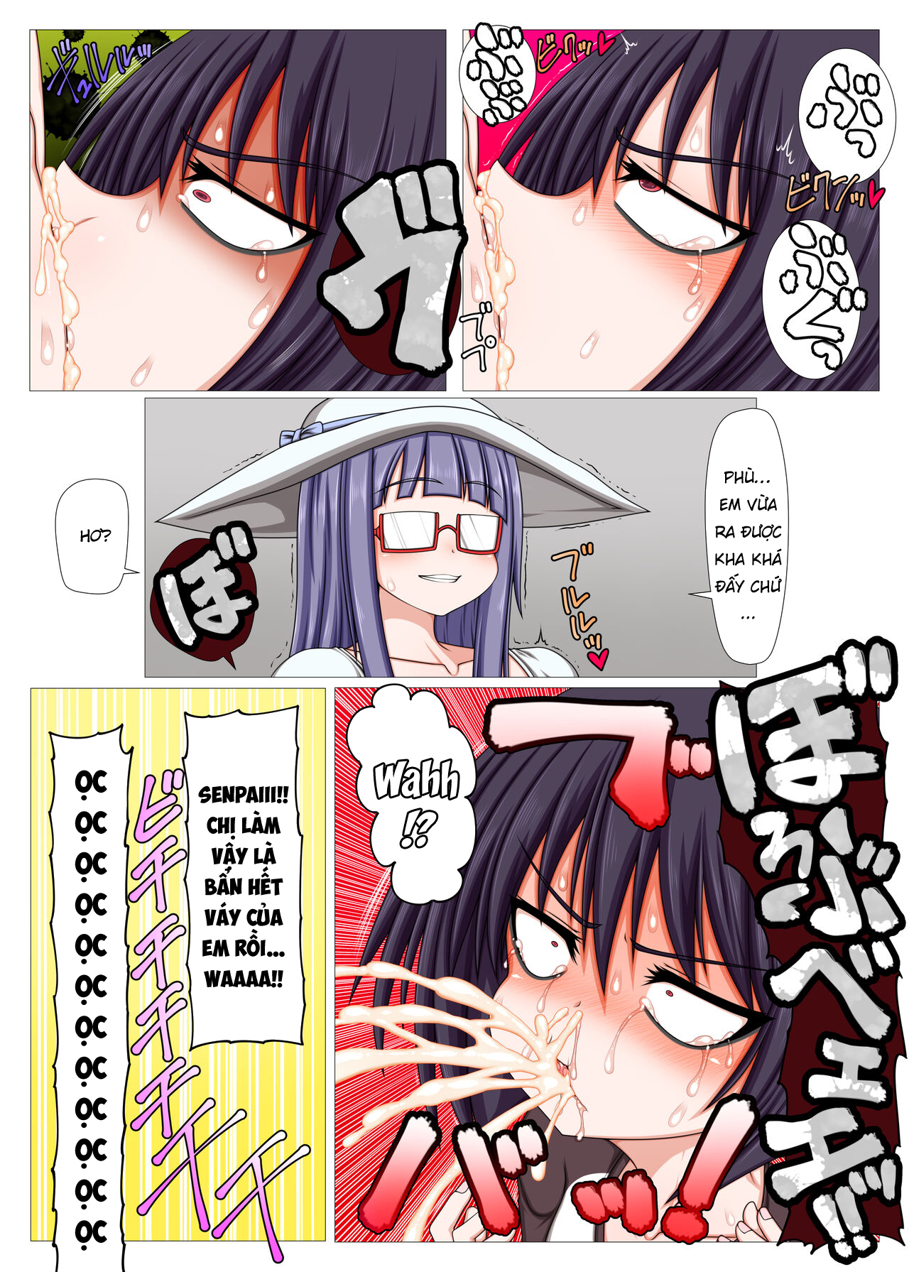 Đọc truyện hentai Tôi bị hậu bối biến thành cái bình chứa tôn - Oneshot