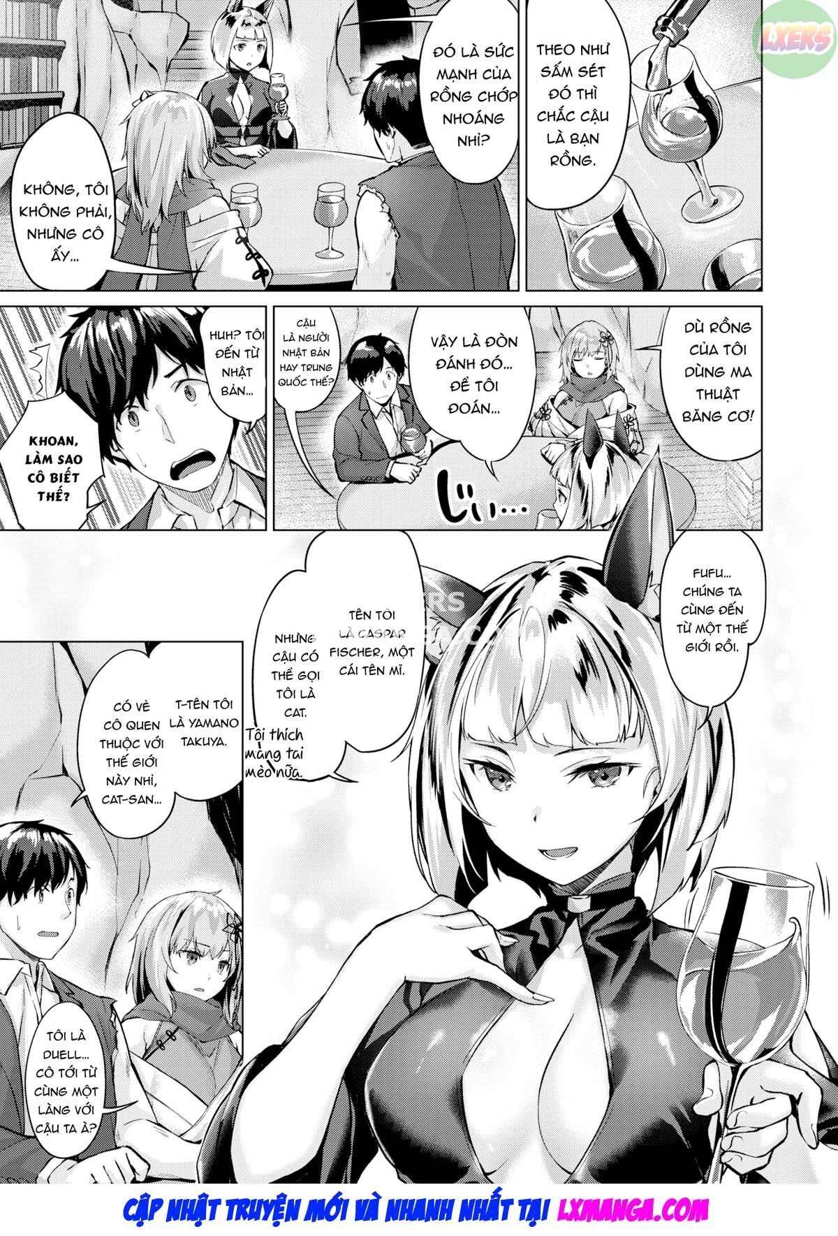 Đọc truyện hentai Drache Freund ~Bạn đồng hành của rồng~ - Chap 3 | Cat-Eared Whip-Wielder