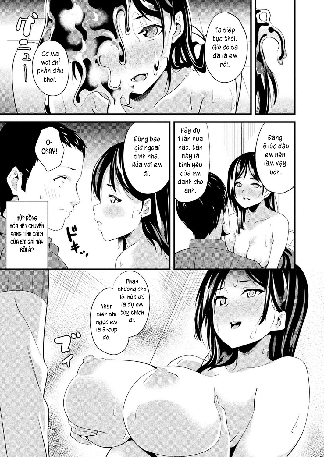 Đọc truyện hentai Sống cùng bé Slime. - Chap 6: Dạng biến thân mới.