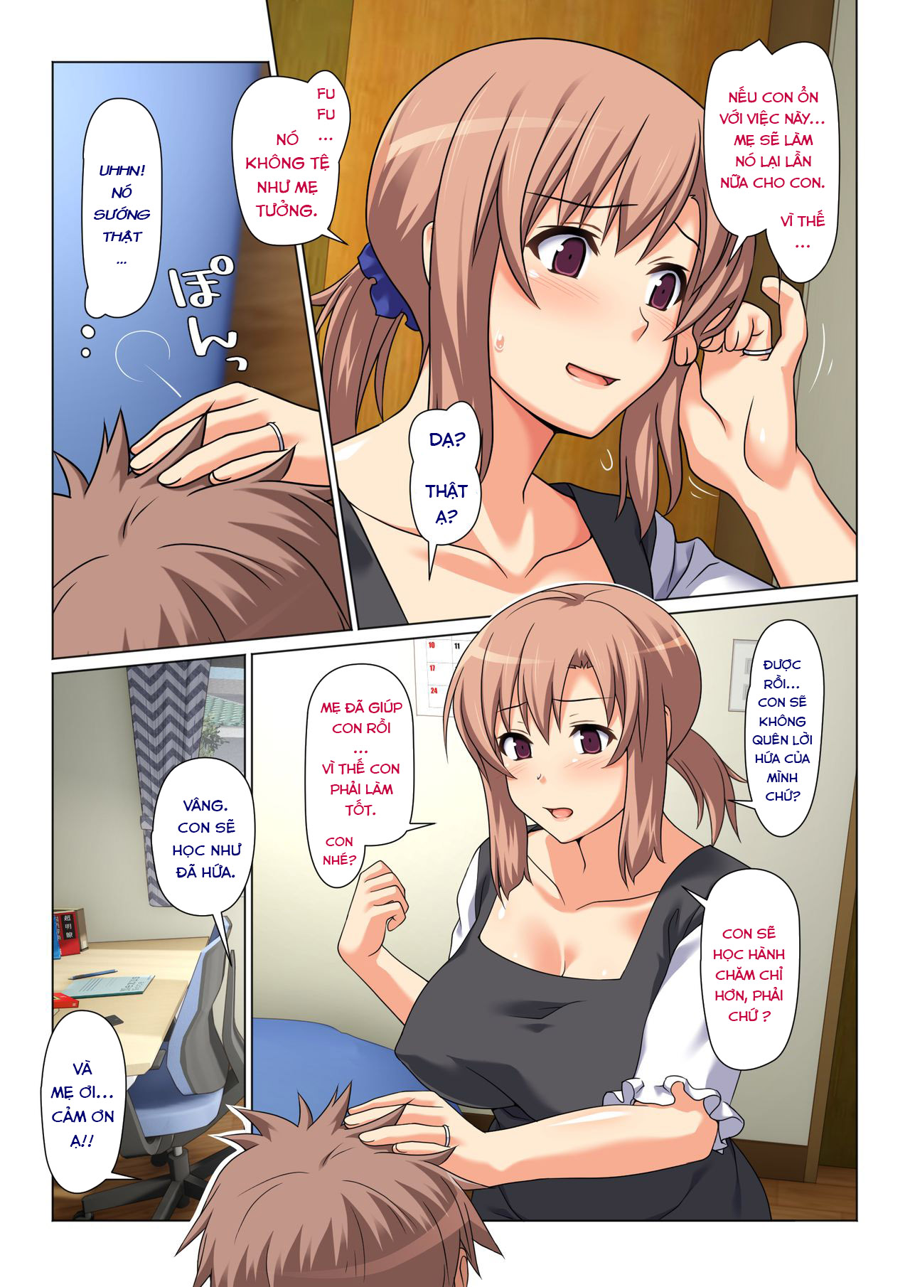 Đọc truyện hentai His Mother gets him off every day as long as his grades improve - Oneshot-1