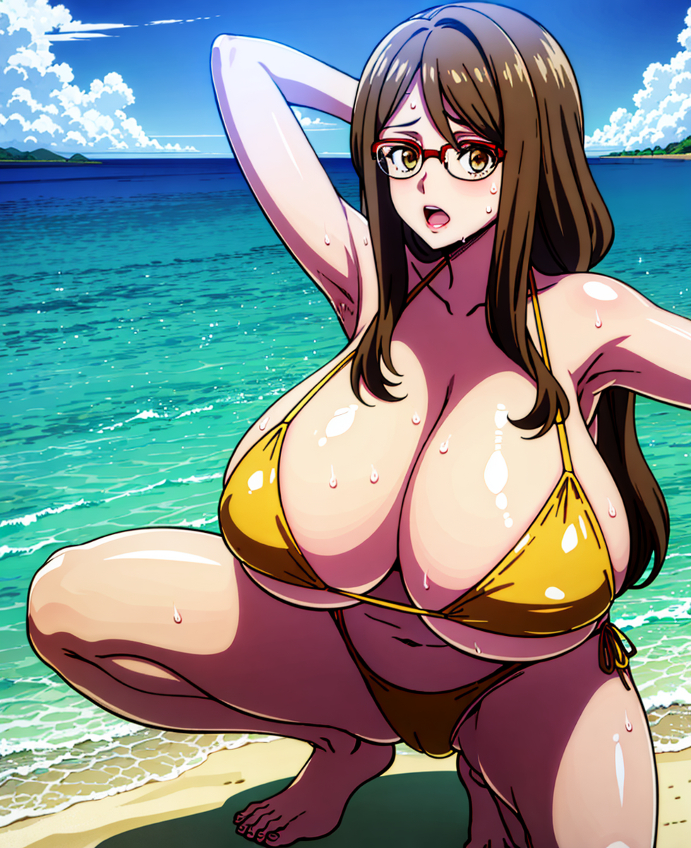 Đọc truyện hentai Tuyển tập Albums Art hentai - Chap 238 - Big Tits Bikini Mizuki