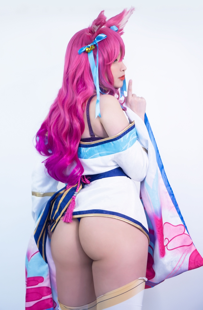 Đọc truyện hentai Tuyển tập Albums siêu phẩm Cosplay - Chap 373 - Hana Bunny – Spirit Blossom Ahri