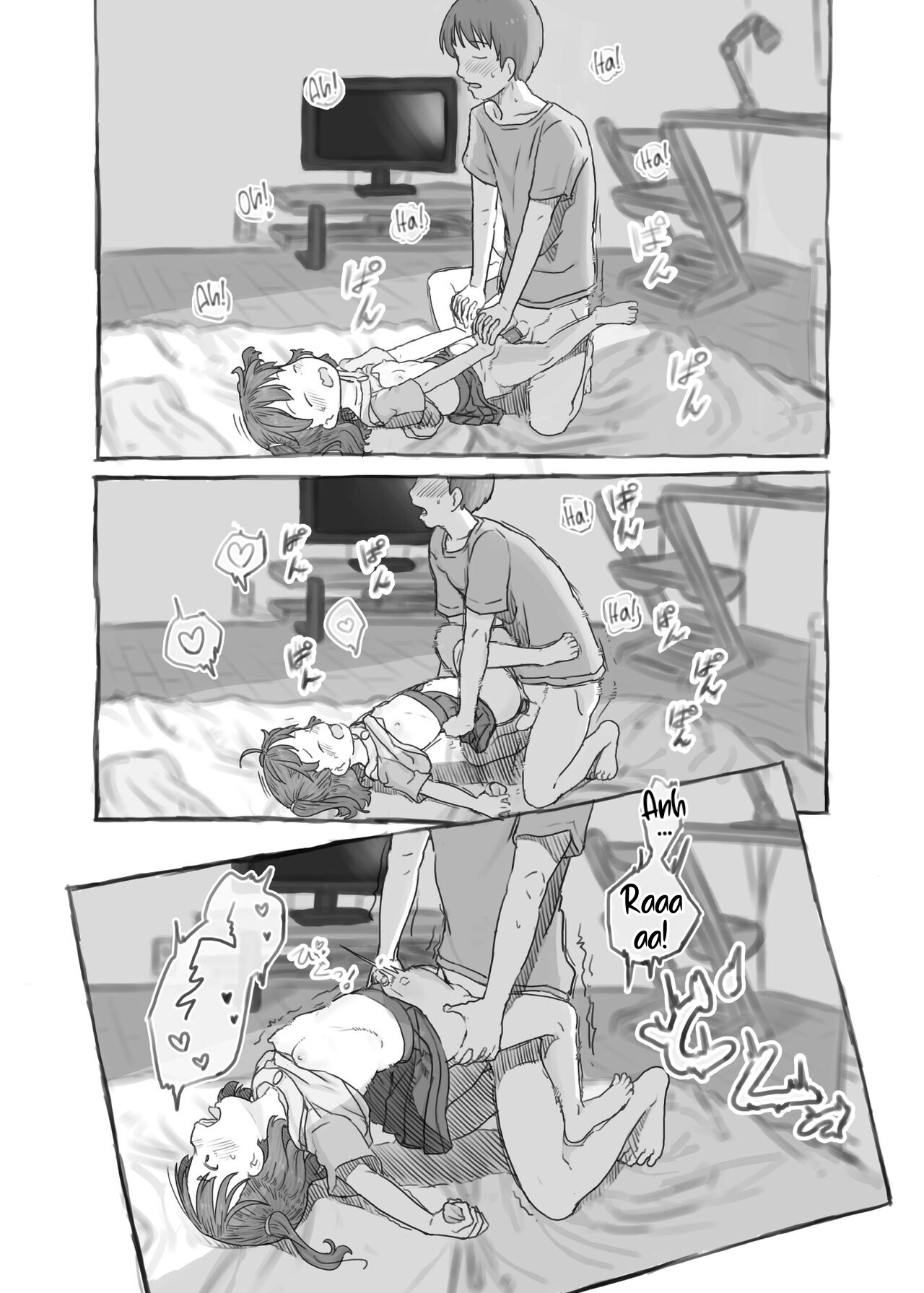 Đọc truyện hentai Fap cùng em gái - Chap 2.1