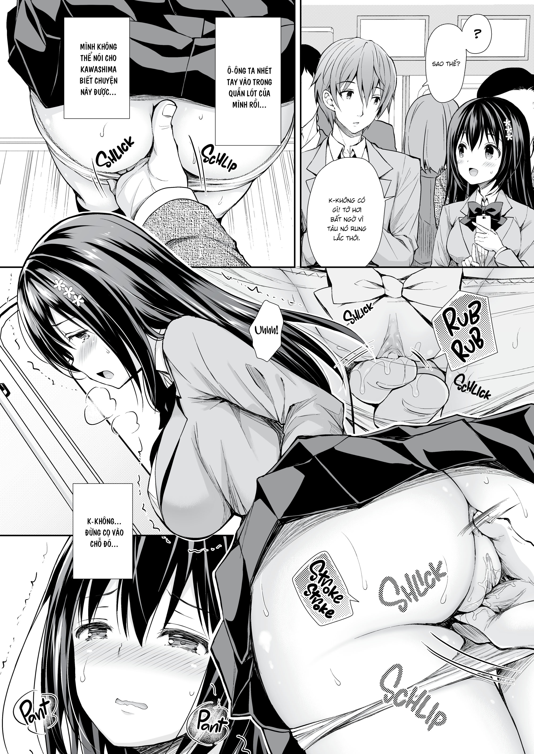 Đọc truyện hentai Chuyến tàu đáng xấu hổ - Chapter 1: Tôi bị xàm sỡ ngay cạnh crush của mình