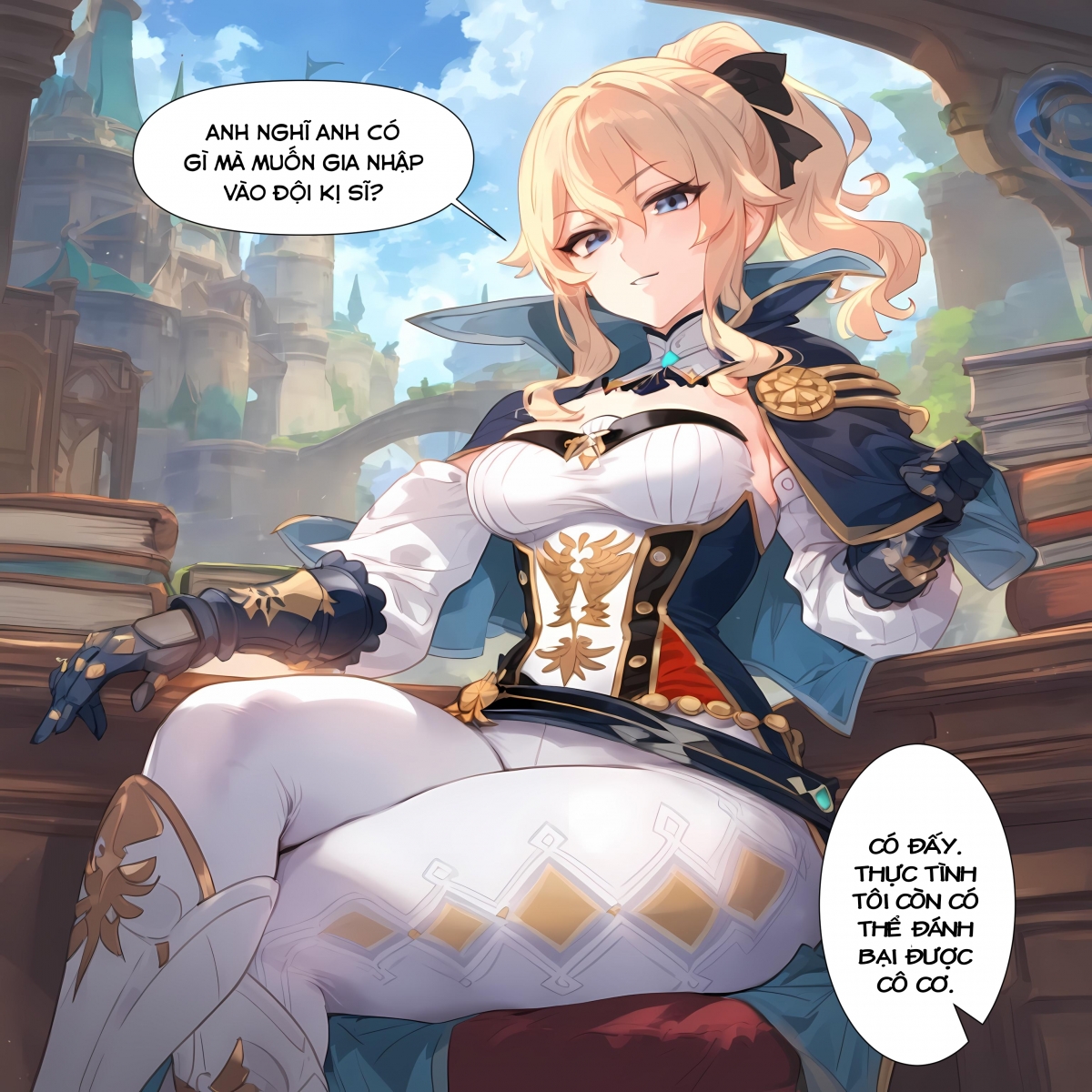 Đọc truyện hentai Kị sĩ bị đánh bại. (Genshin Impact) - Oneshot