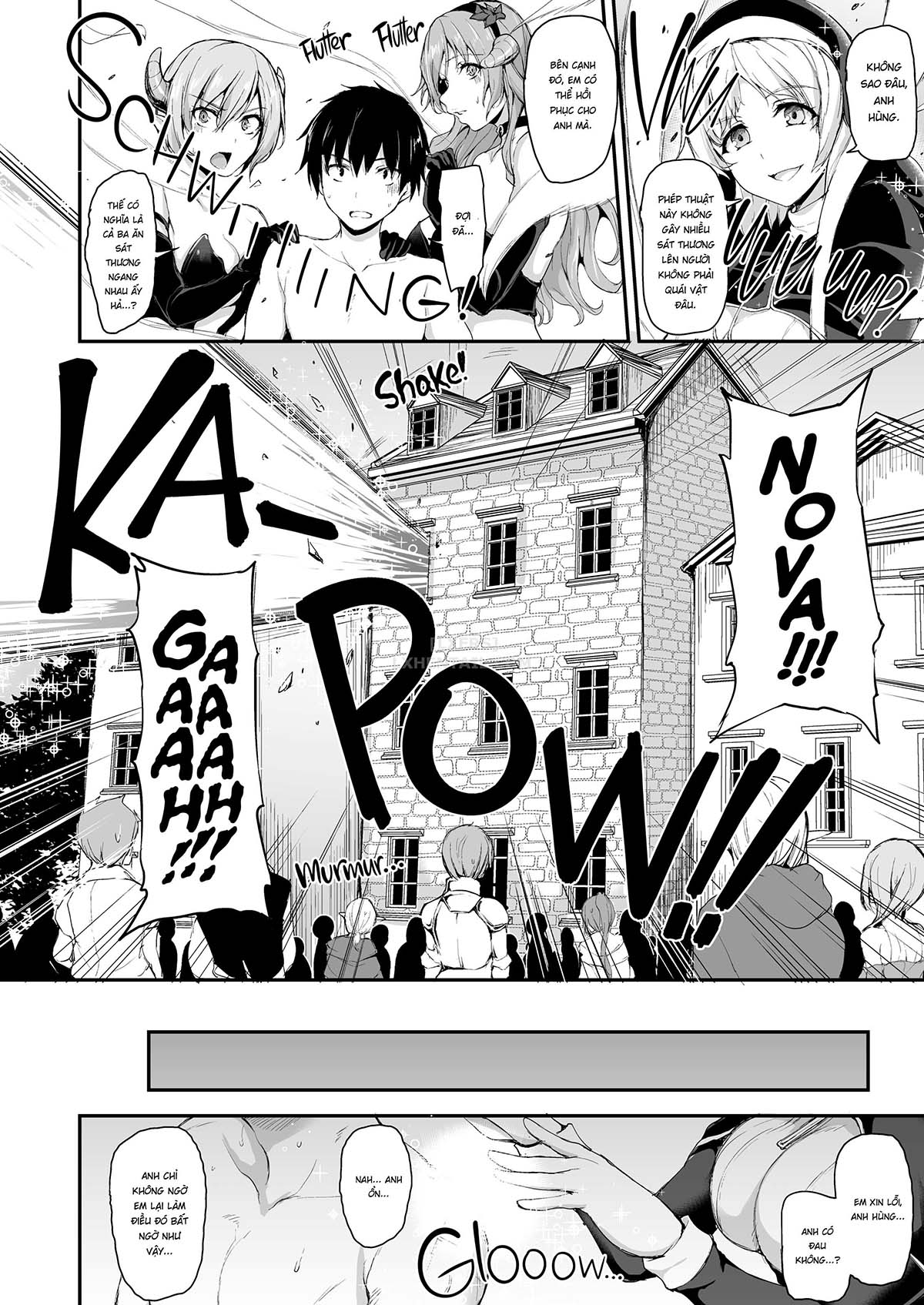 Đọc truyện hentai Tales of a Harem in Another World - Chap 5 - Ambushed! The Wild Succubus Sisters Appear!