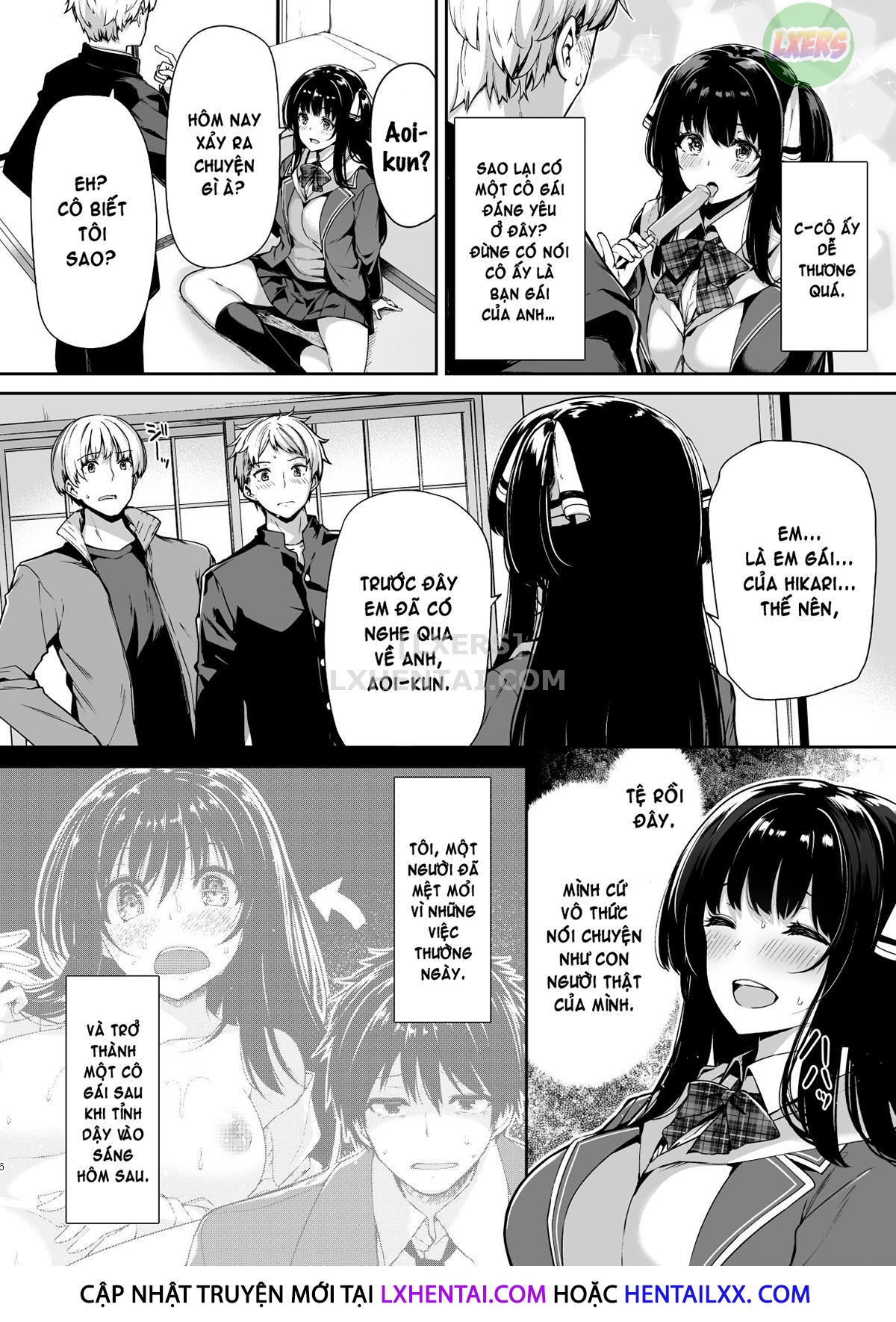 Đọc truyện hentai Sanshoku Hirune Tsuki TS - Chap 2 - [END]
