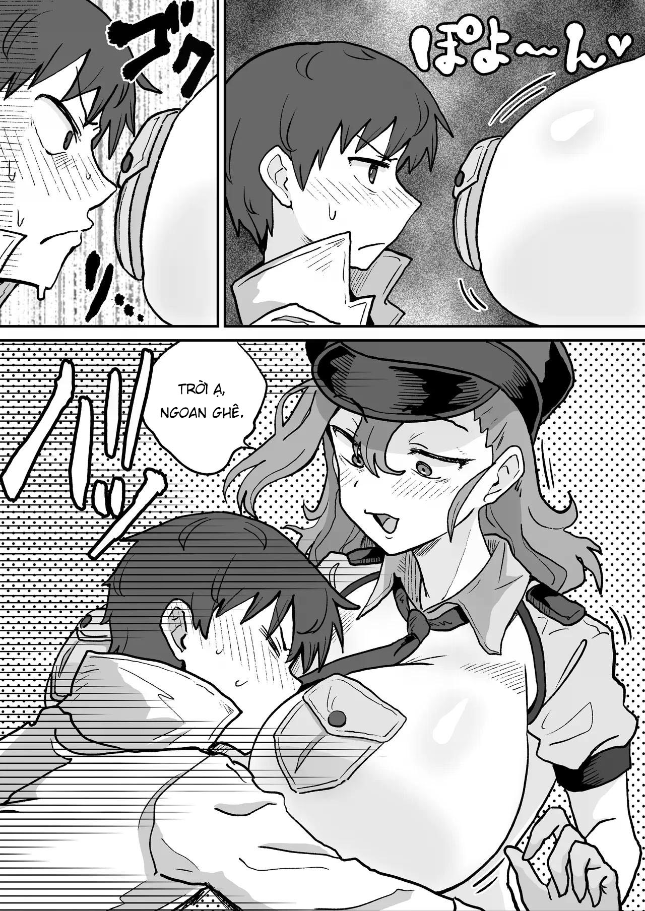 Đọc truyện hentai Evil Organization Executive: Black Police - Oneshot