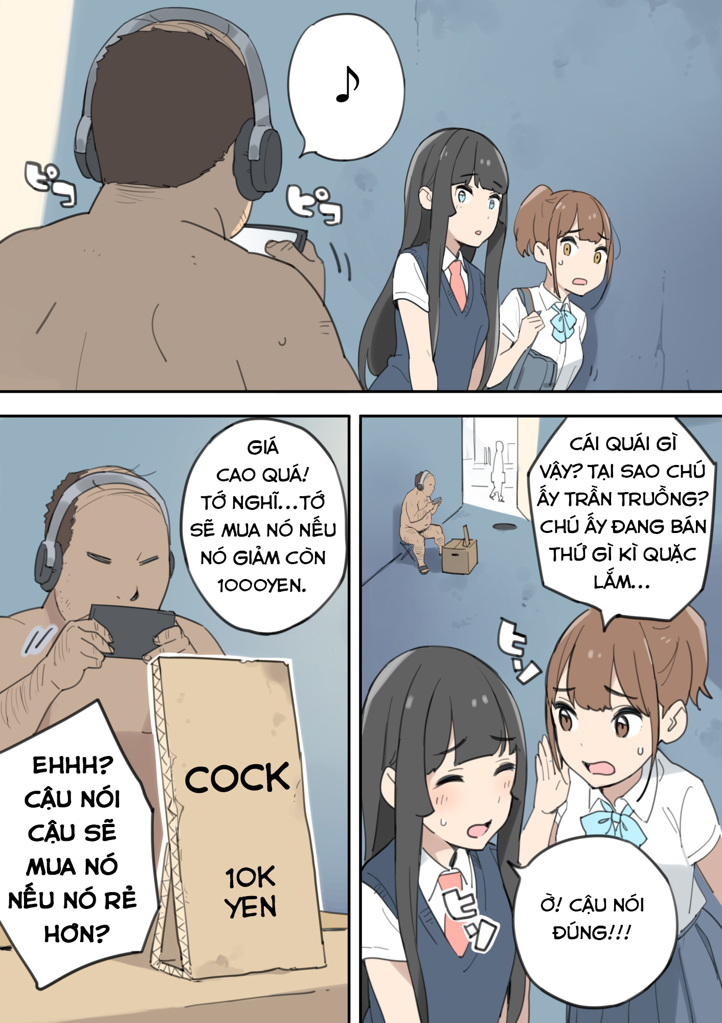 Đọc truyện hentai Chinpo Uri no Ossan - Chap 1.1