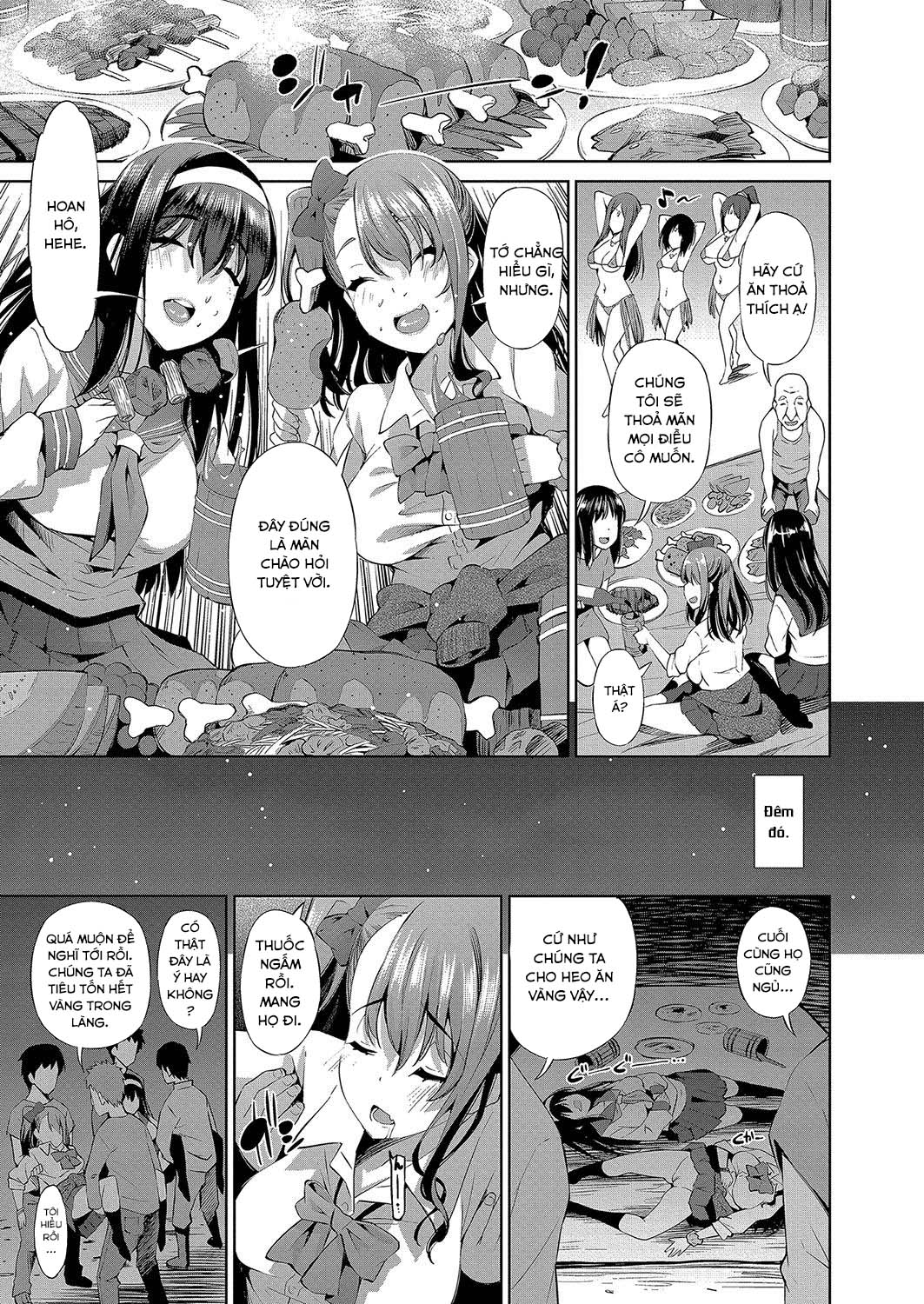 Đọc truyện hentai Hai gái làng chơi được triệu hồi để hiến tế cho bọn Goblin - Oneshot