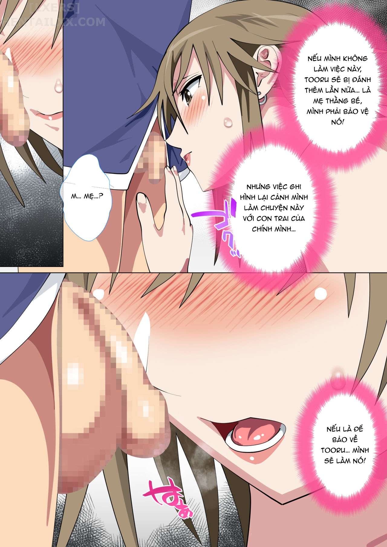 Đọc truyện hentai Ijimerarekko no Hahaoya ga Hamedori suru Batsu Game ni Makikomareta Kekka - Chap 1