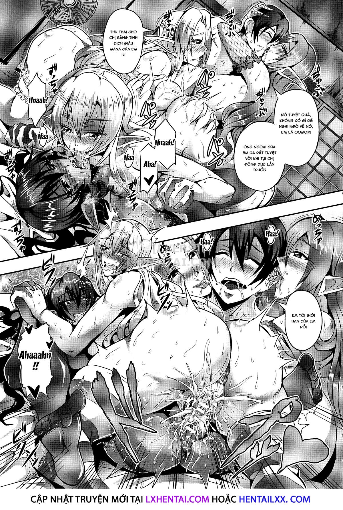 Đọc truyện hentai Elf Harem Story - Chap 1