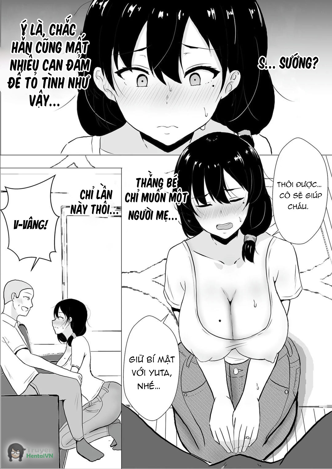 Đọc truyện hentai TomoKano Kaa-chan~ Daisuki na Ore no Hahaoya wa Aho na Shinyuu no Kanojo~ - Chap 1