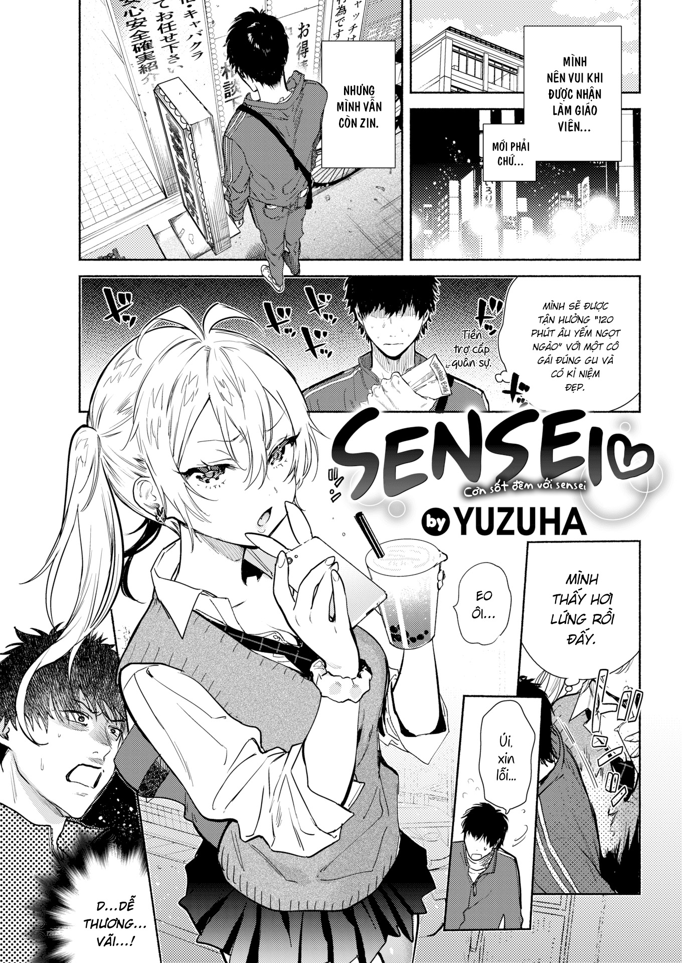 Đọc truyện hentai Cơn Sốt Đêm Với Sensei - Chap 1