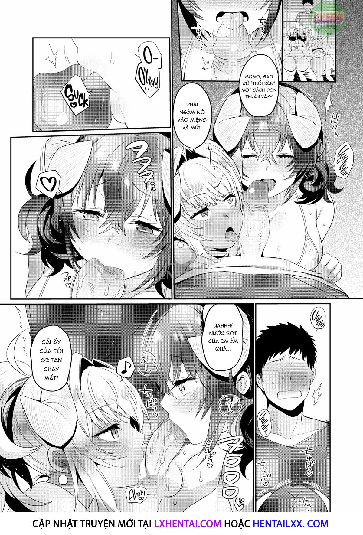 Đọc truyện hentai Những nàng Succubus thánh thiện - Oneshot