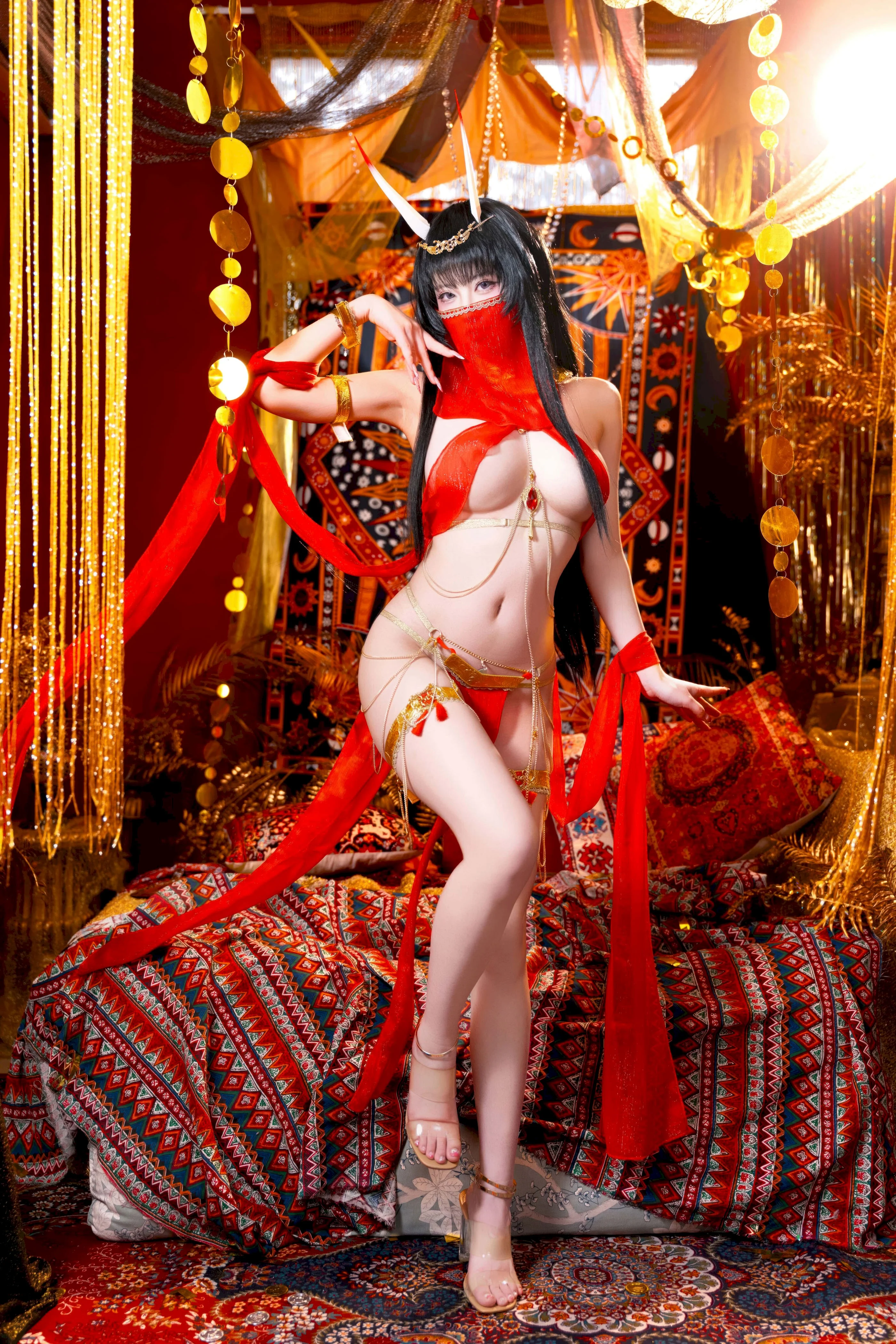 Đọc truyện hentai Tuyển tập Albums siêu phẩm Cosplay - Chap 1387 - Yuno Shimizu - Azur Lane Noshiro Dancer