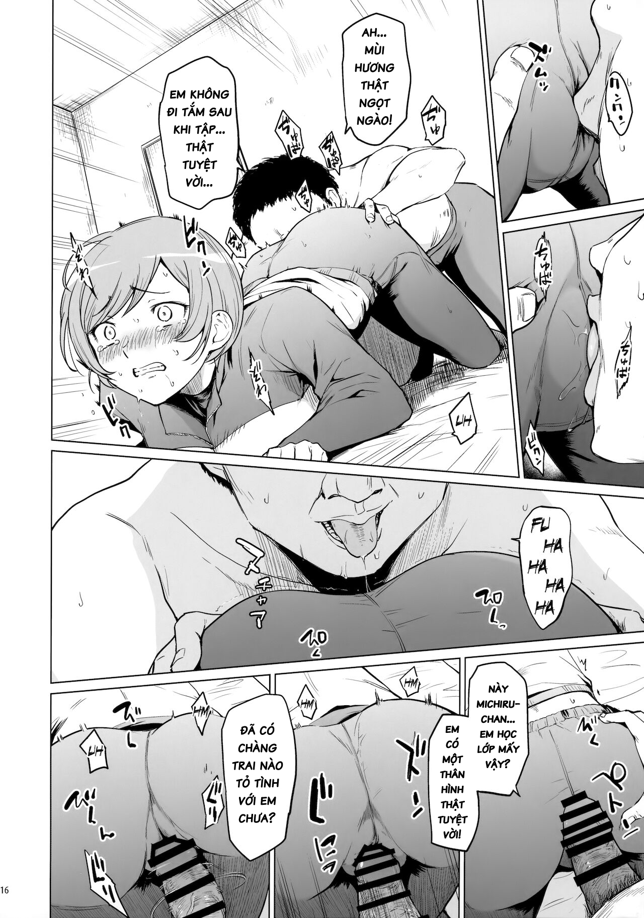 Đọc truyện hentai Fuurin-Oo Touki Gasshuku Report (MAJOR 2nd) - Oneshot