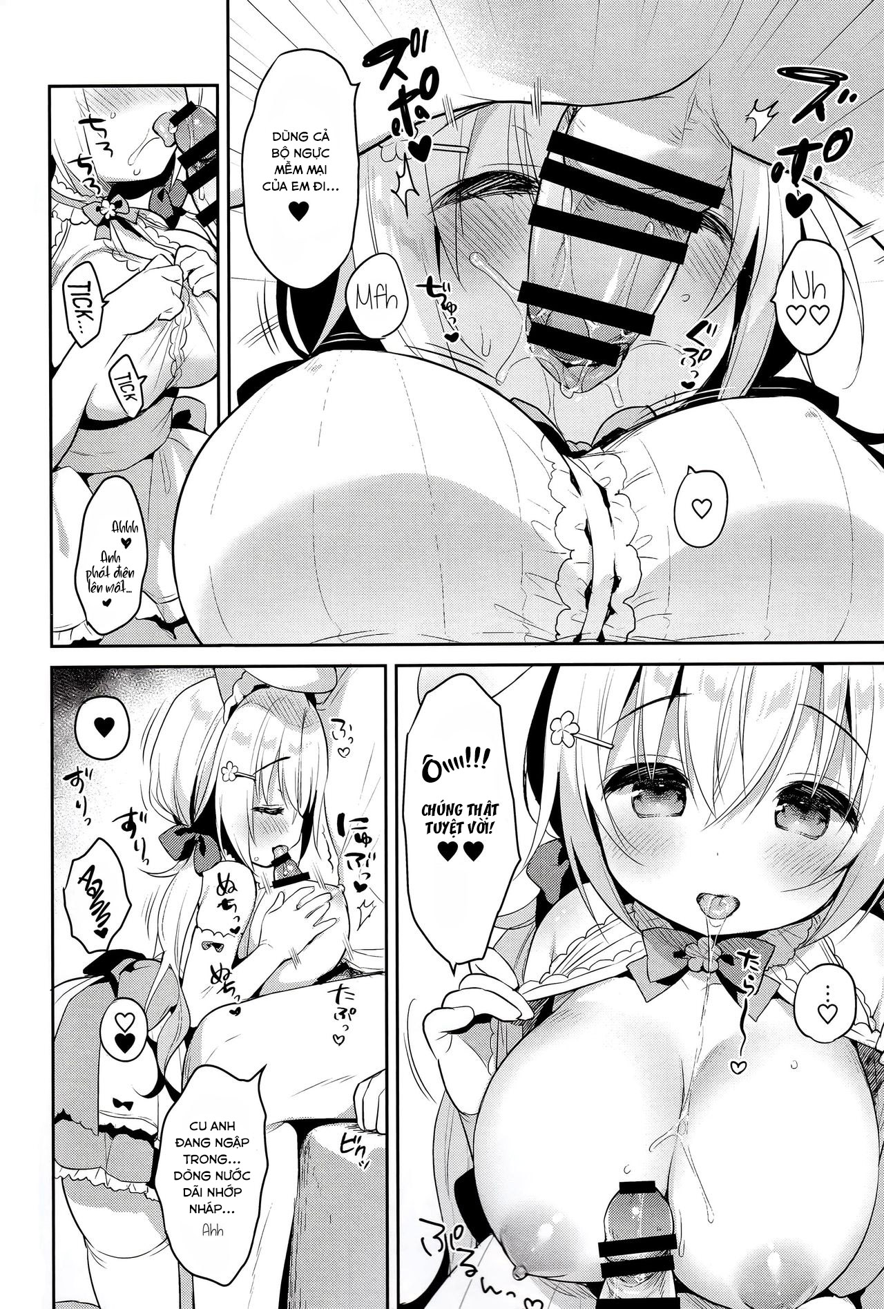 Đọc truyện hentai Albino Sakura-chan to Ama Ecchi - Oneshot