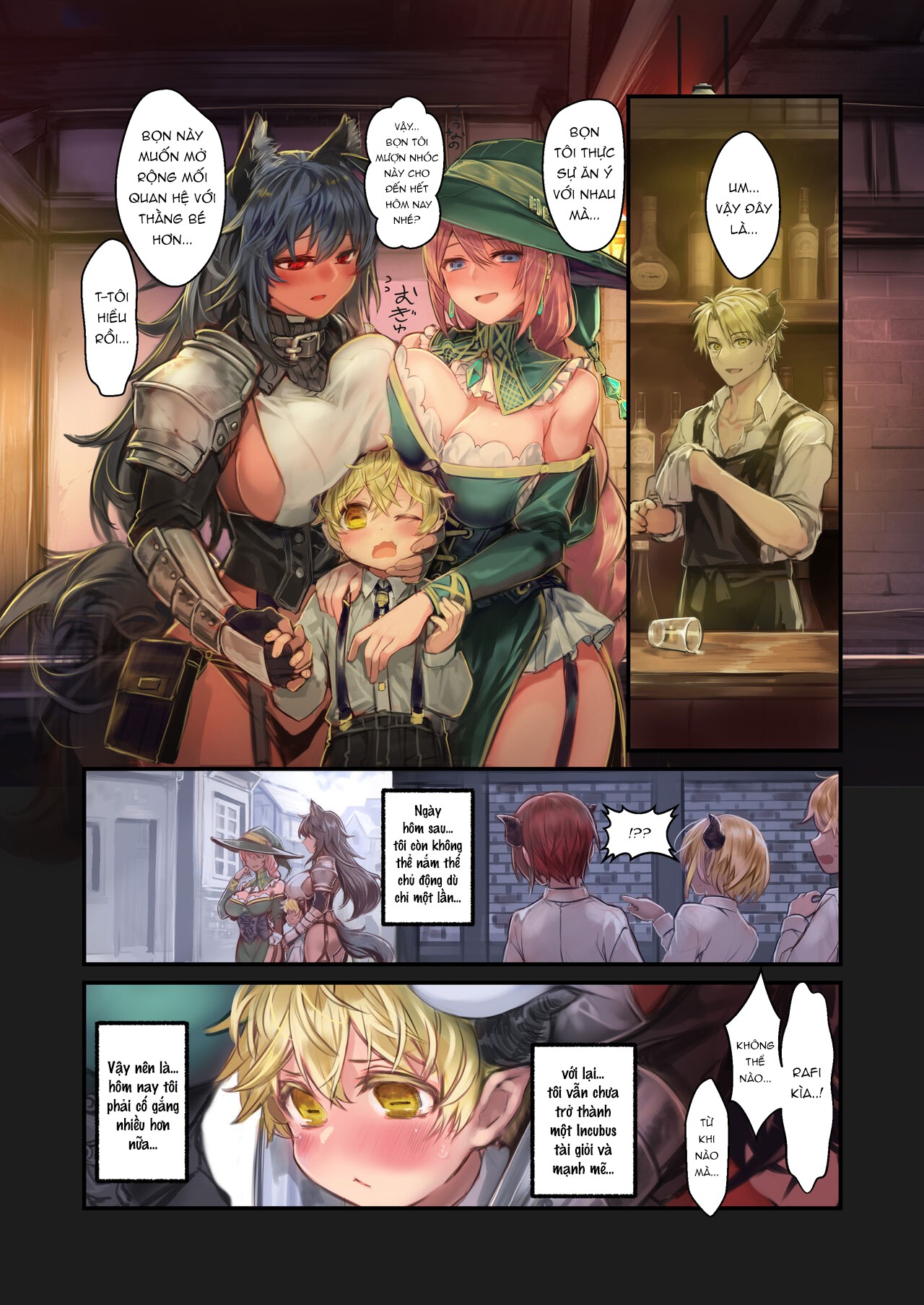 Đọc truyện hentai MILK - Câu chuyện về cậu bé Incubus được chiều chuộng bởi hai onee-san... - Chap 2