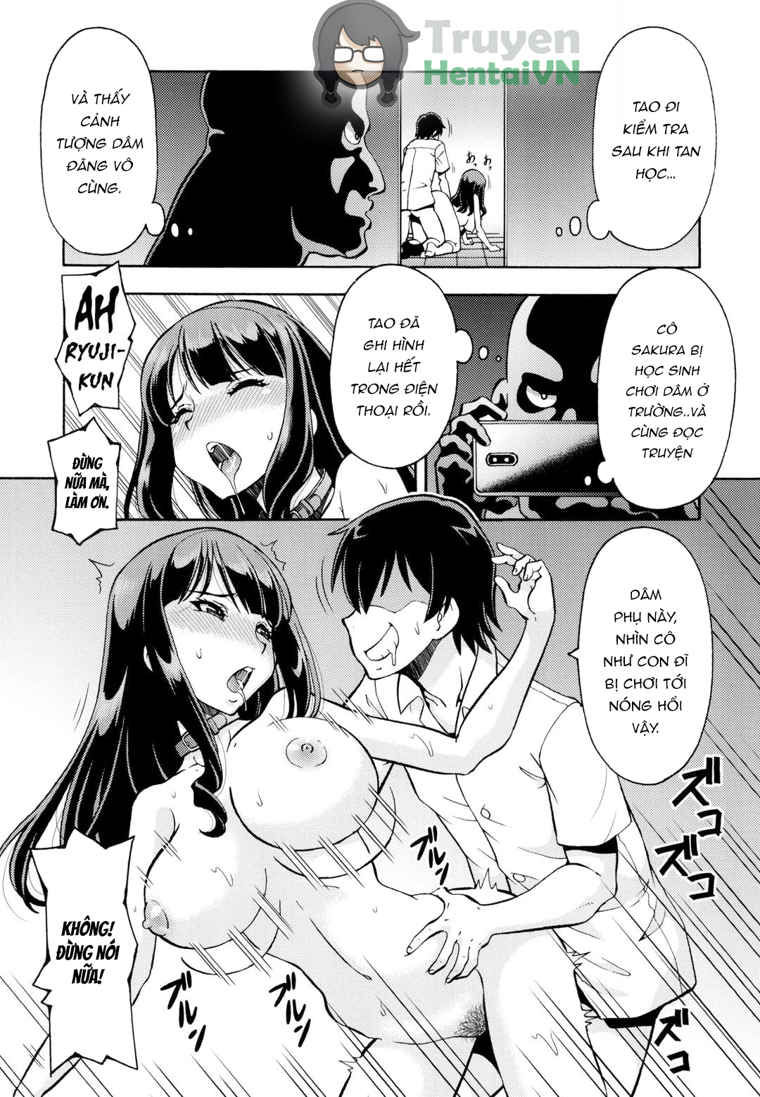 Đọc truyện hentai Netorareta Gakuen Pet Kyoushi Sakura | Netorare School: Pet Teacher Sakura - Oneshot