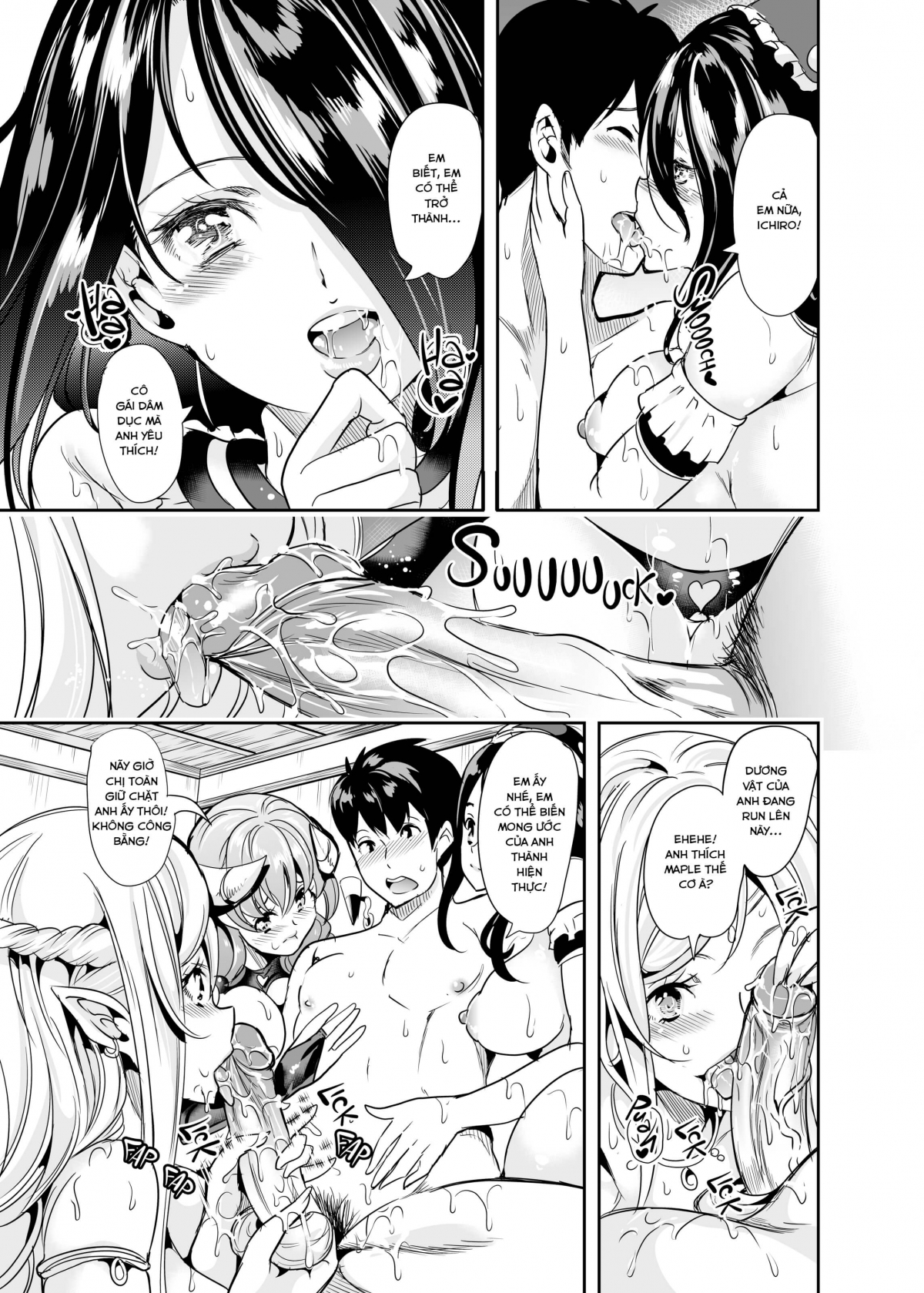Đọc truyện hentai Dàn Harem tại dị giới - Chap 1