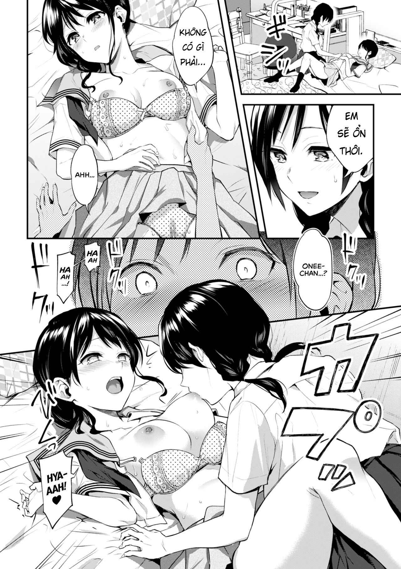 Đọc truyện hentai Onee-chan no Kowai Kisu - Oneshot