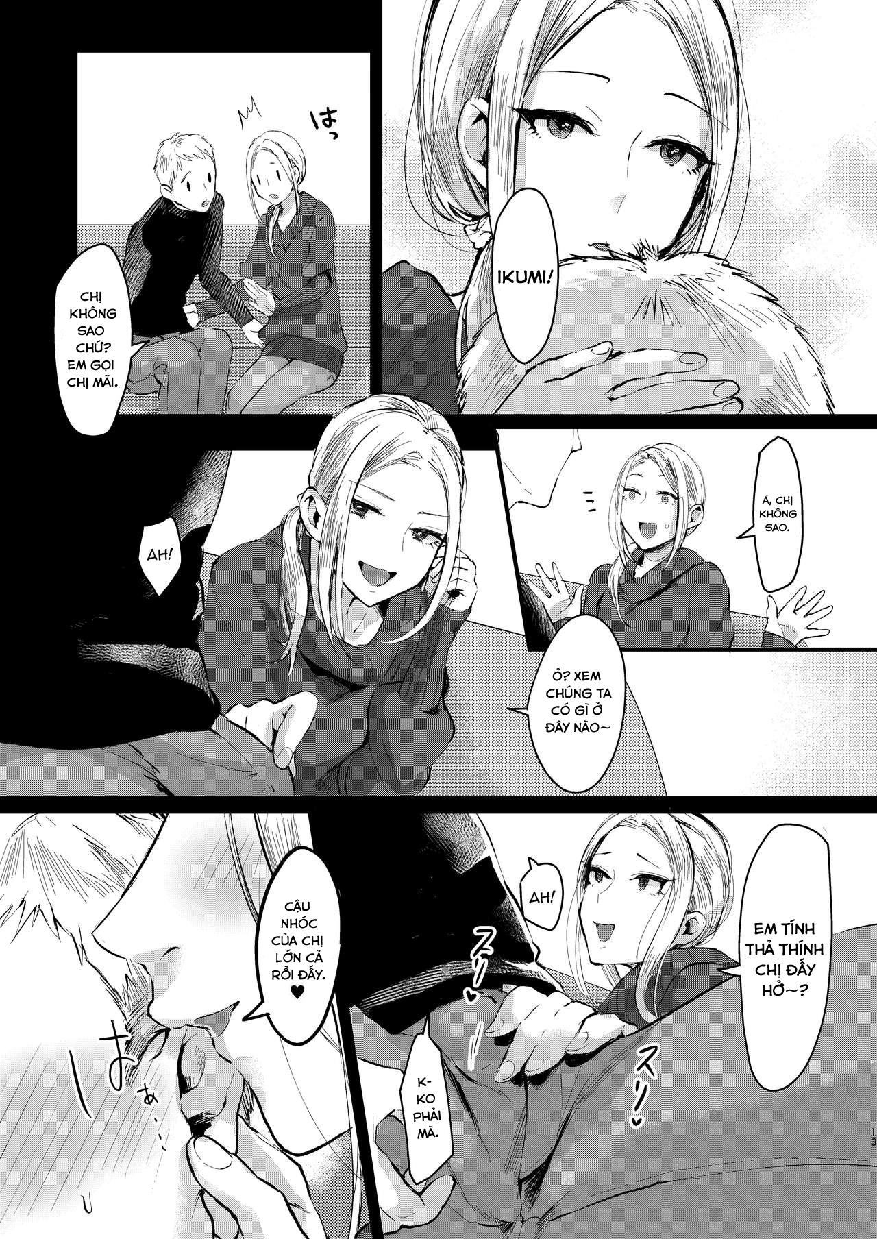 Đọc truyện hentai Ani Itoko wa Yasashii Kanojo - Oneshot