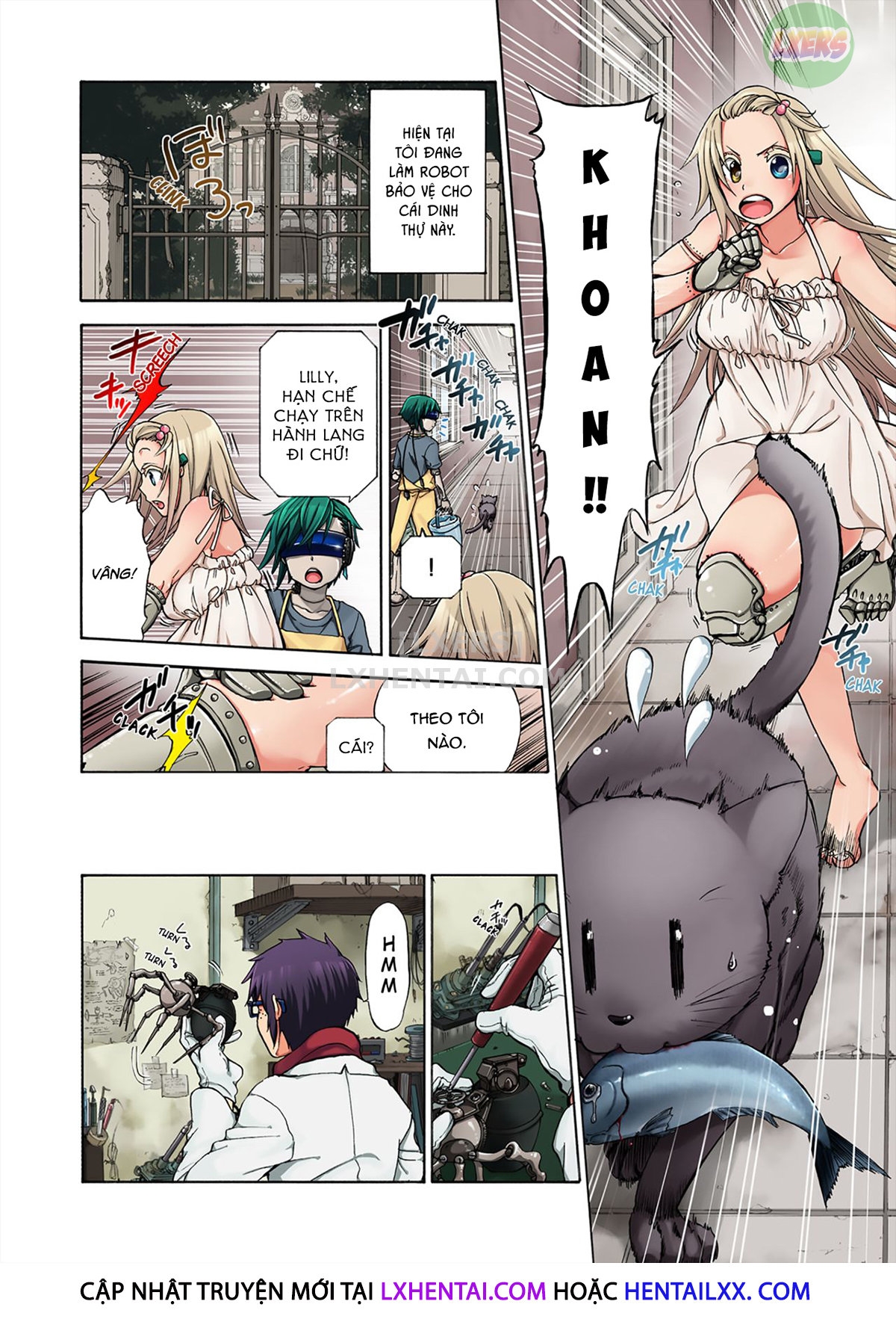 Đọc truyện hentai Robot thú cưng Lilly - Chap 17 | END