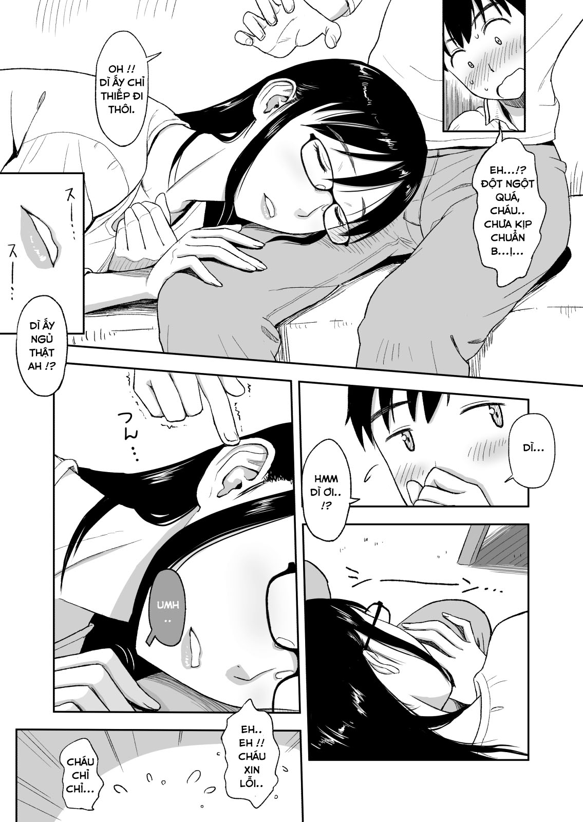 Đọc truyện hentai Konkatsu ni Hagemu Oba wa Oi ni Motomerarete Choppiri Ureshii. - Oneshot