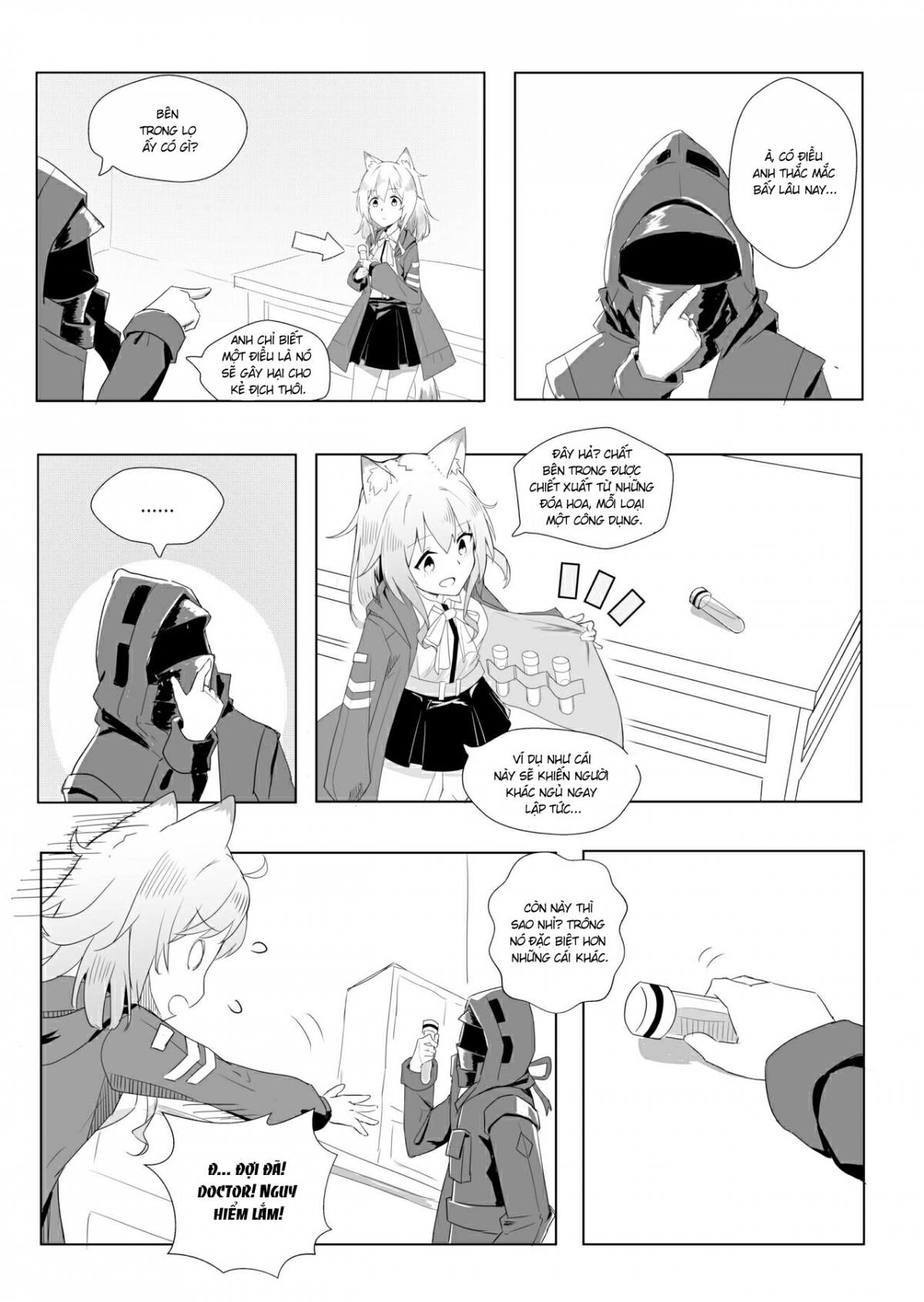 Đọc truyện hentai Horny Puppy Podenco (Arknights) - Oneshot