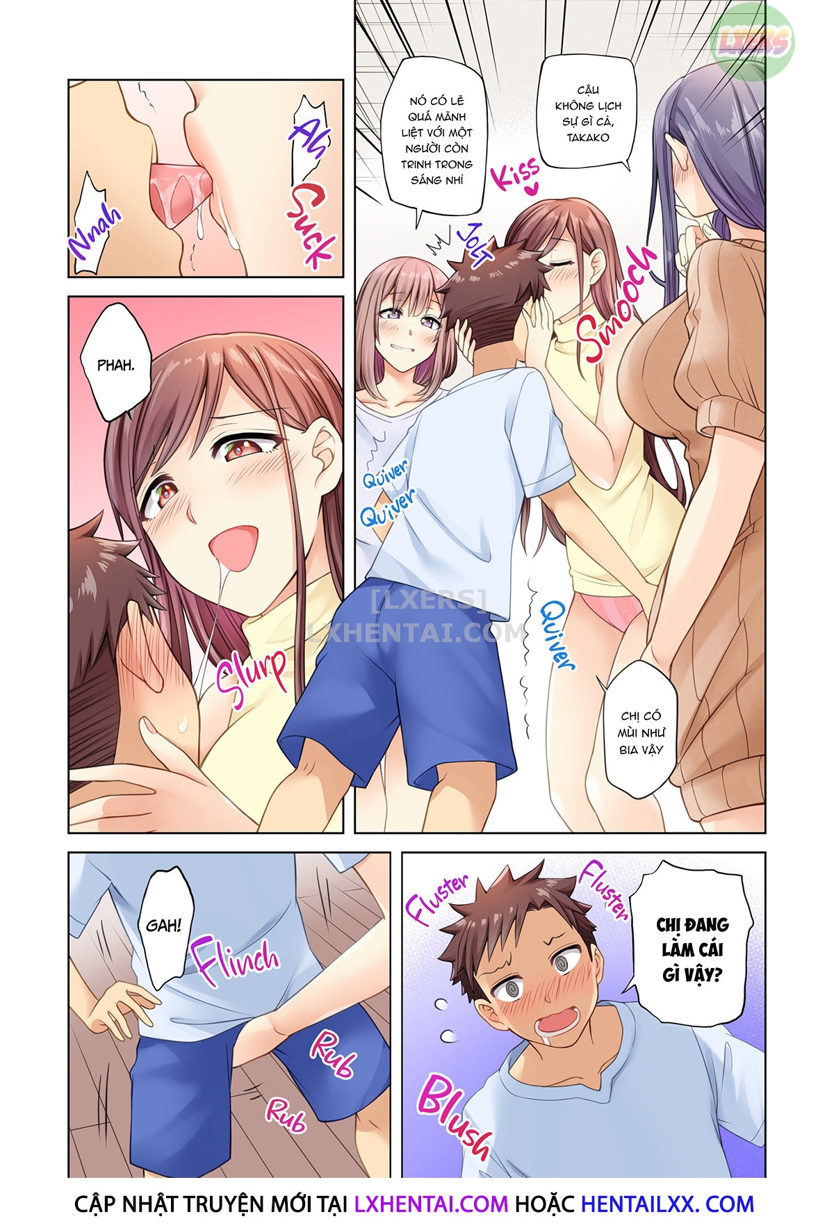 Đọc truyện hentai Những cô gái kế bên có lối sống thật vô độ! - Oneshot