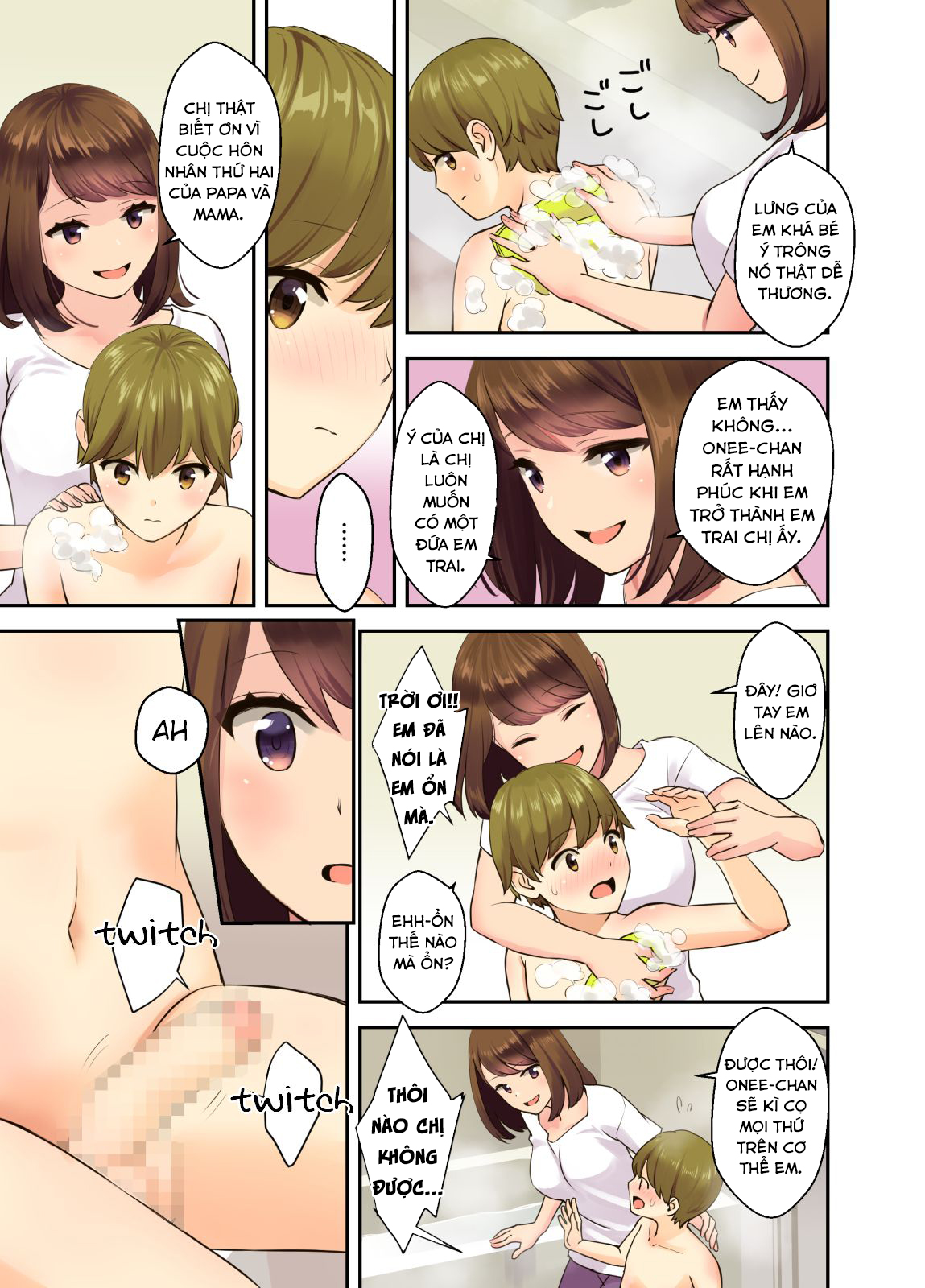 Đọc truyện hentai Khi Mama và Papa không có ở nhà - Oneshot