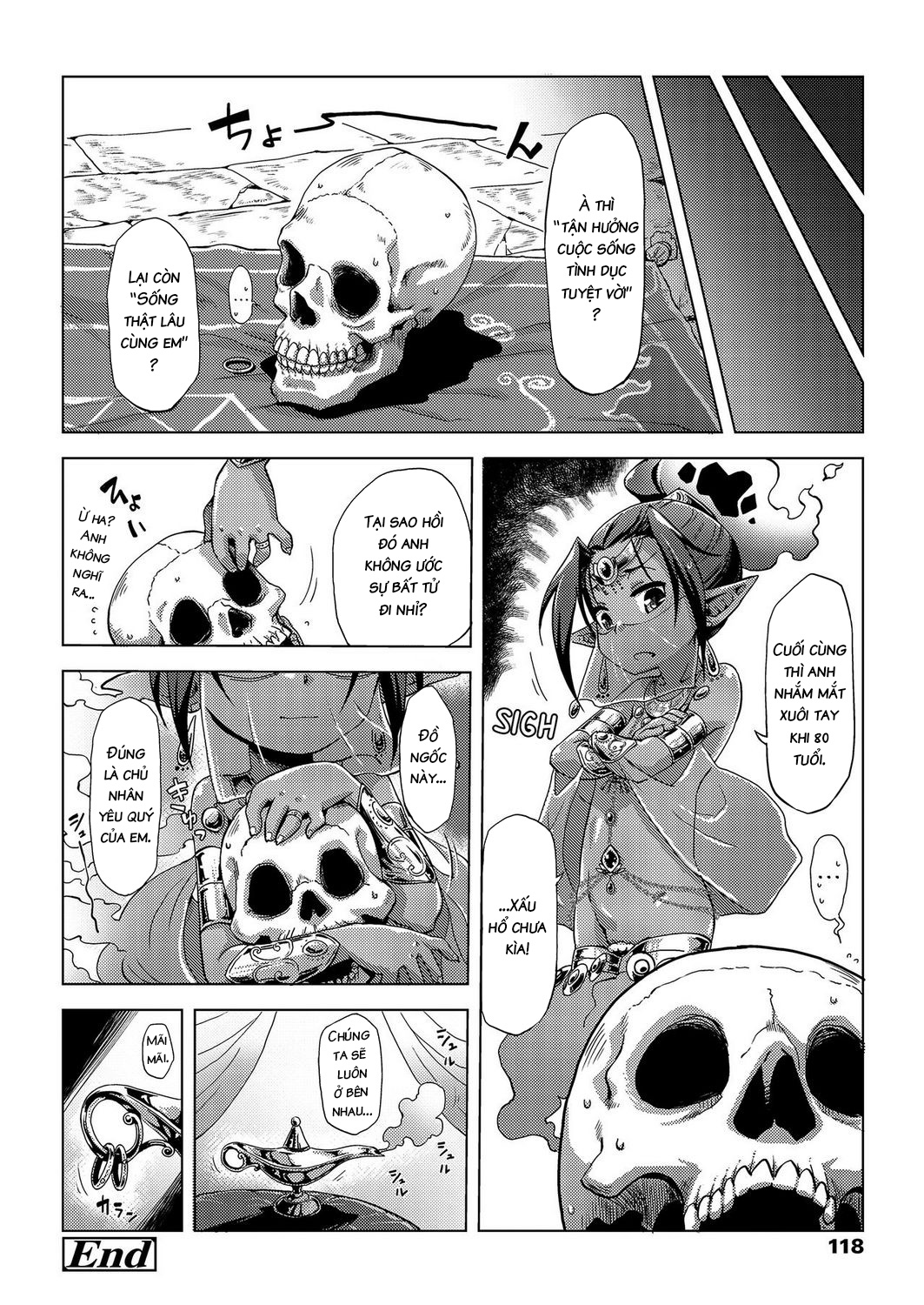 Đọc truyện hentai A Genie and a Hikikomori in The Lamp - Oneshot