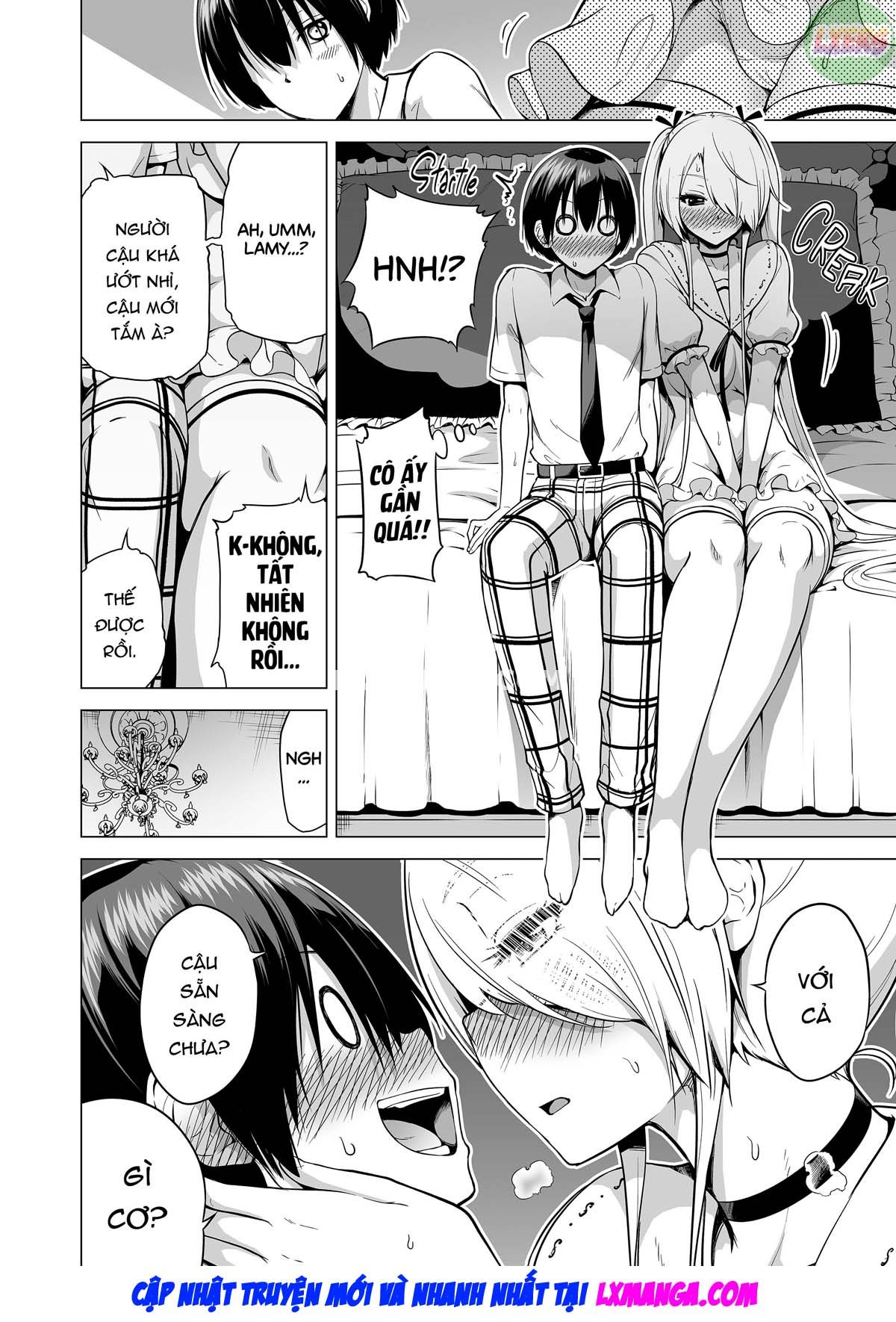 Đọc truyện hentai Vắt kiệt tinh trùng cùng ba chị em Succubus - Chap 1