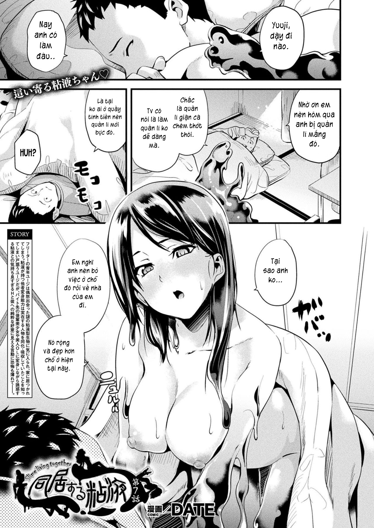 Đọc truyện hentai Sống cùng bé Slime. - Chap 7: 1 buổi hẹn hò.