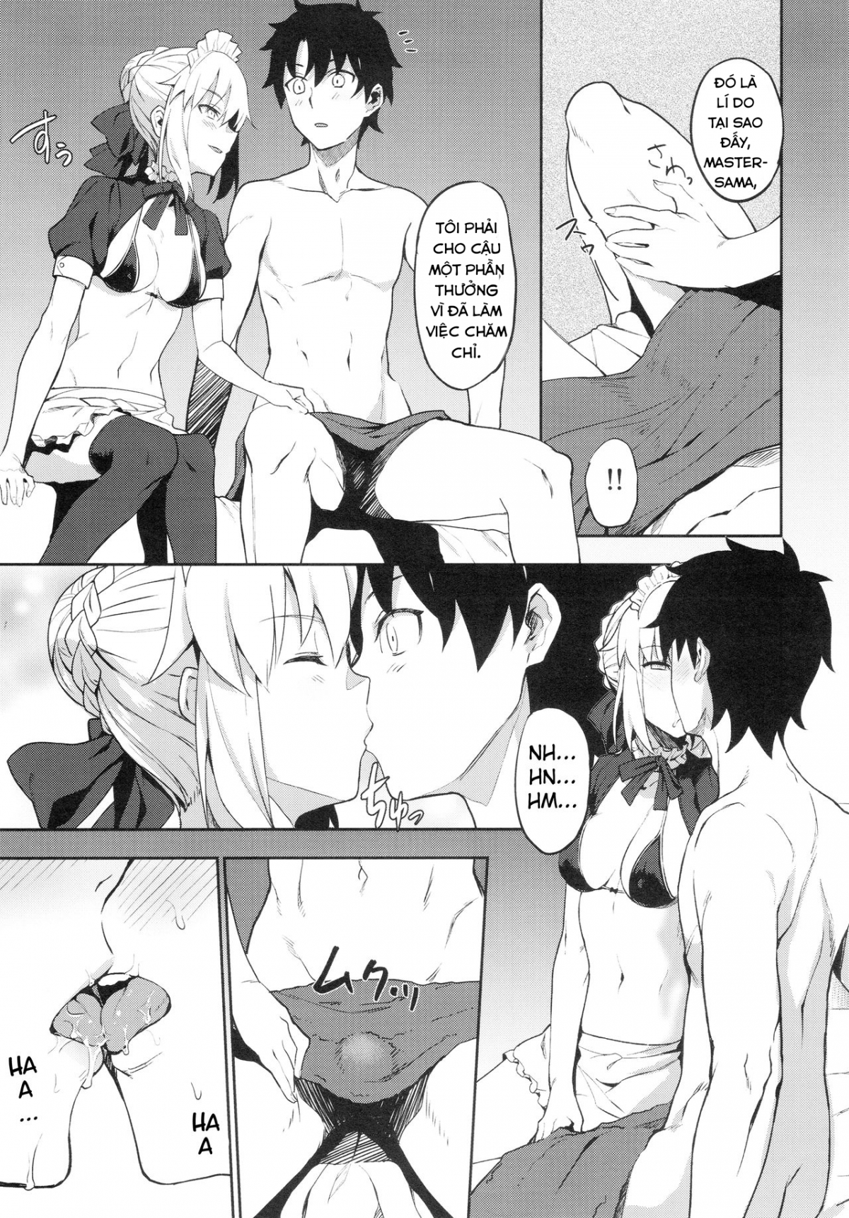 Đọc truyện hentai Chaldea Soap SSS-kyuu Gohoushi Maid - Oneshot