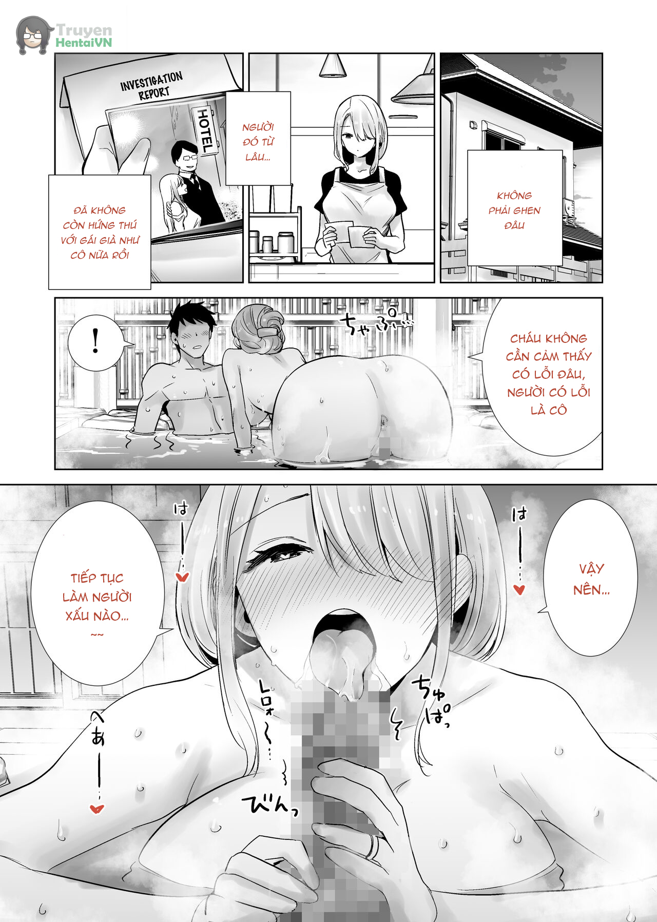 Đọc truyện hentai Tomodachi no Mama ga Boku no Dekachin de Ikimakutta Oshougatsu Otoshidama Soushuuhen - Chap 2