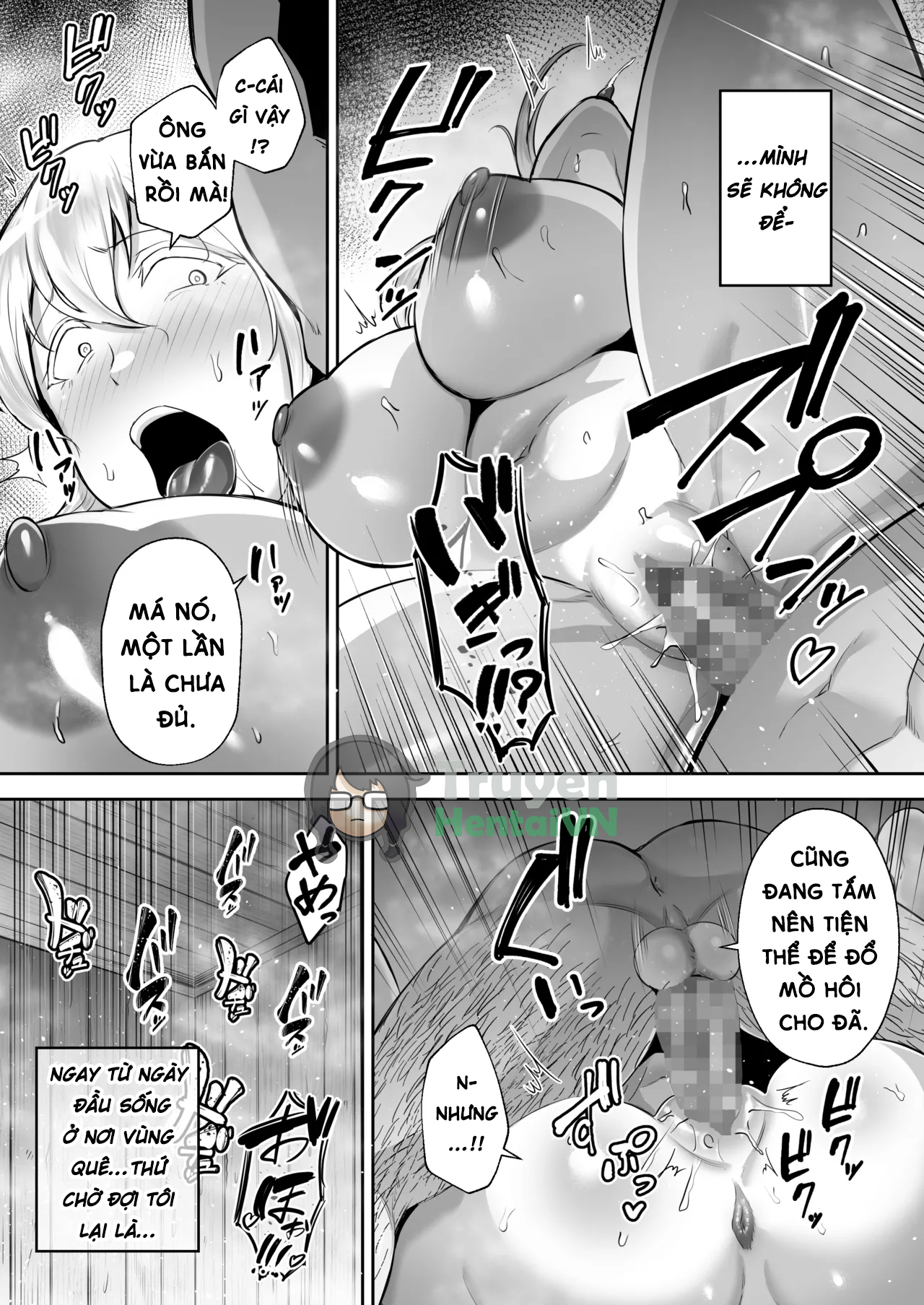 Đọc truyện hentai Cộ gái tóc vàng ngực bự và chú - Oneshot