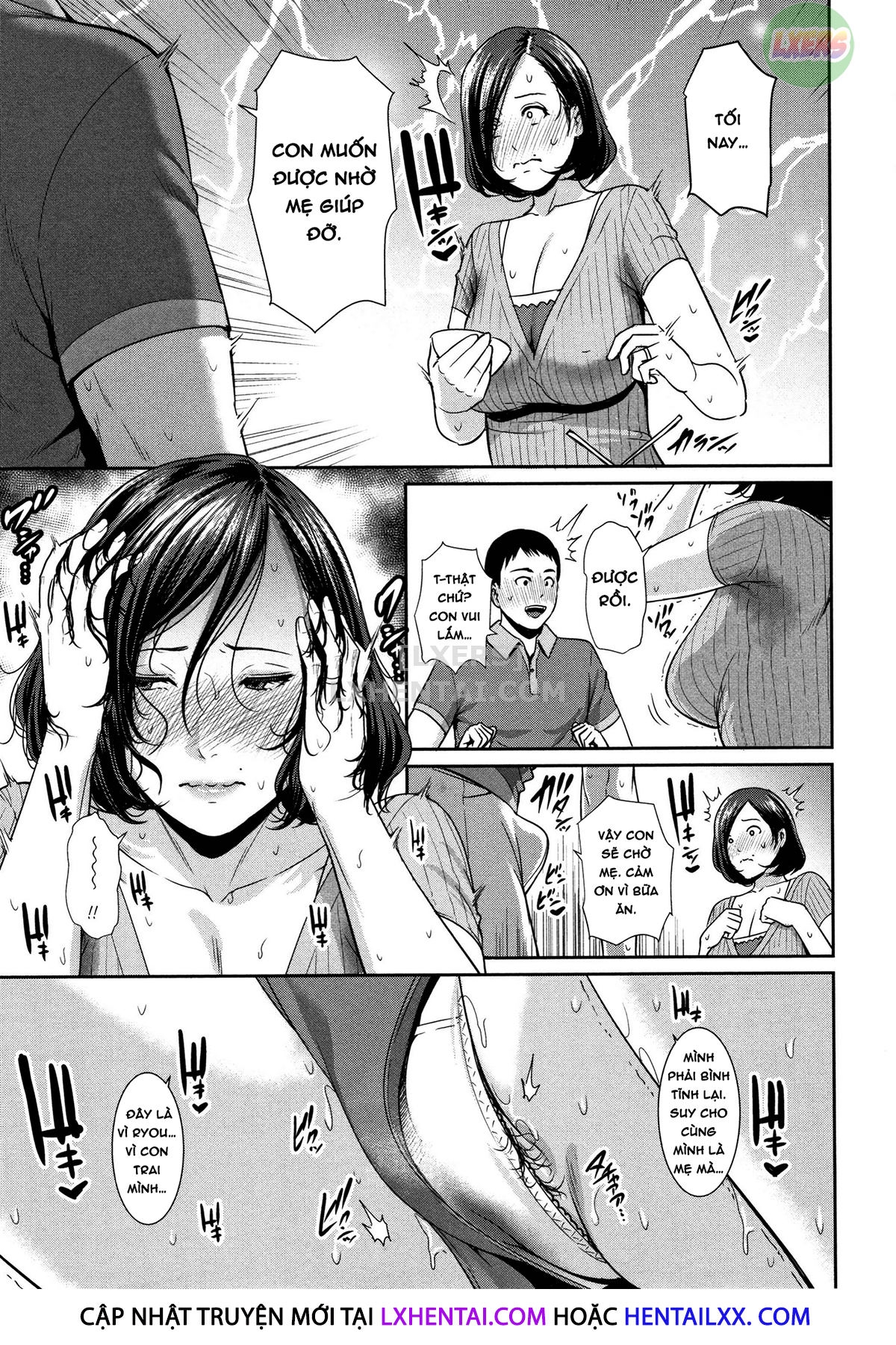 Đọc truyện hentai Drowning in Sex With Mom - Chap 2